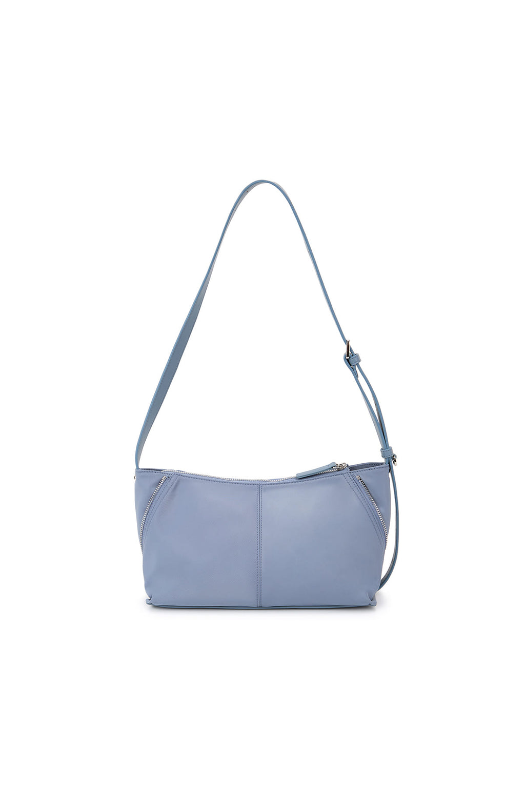 Matin Kim - Side Zipper Fabric Two Way Bag (Blue) product image 5 | TRAB K-Fashion Australia