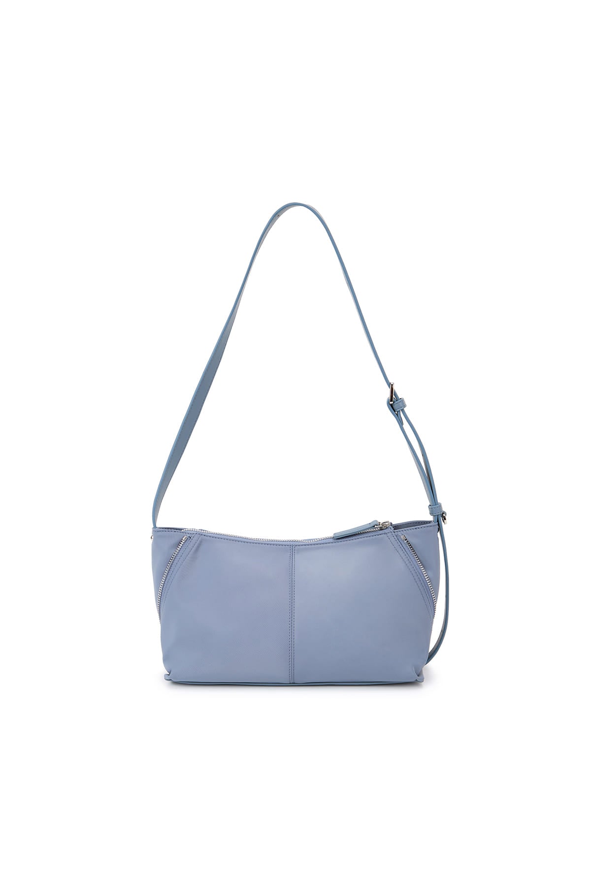 Matin Kim - Side Zipper Fabric Two Way Bag (Blue) product image 5 | TRAB K-Fashion Australia
