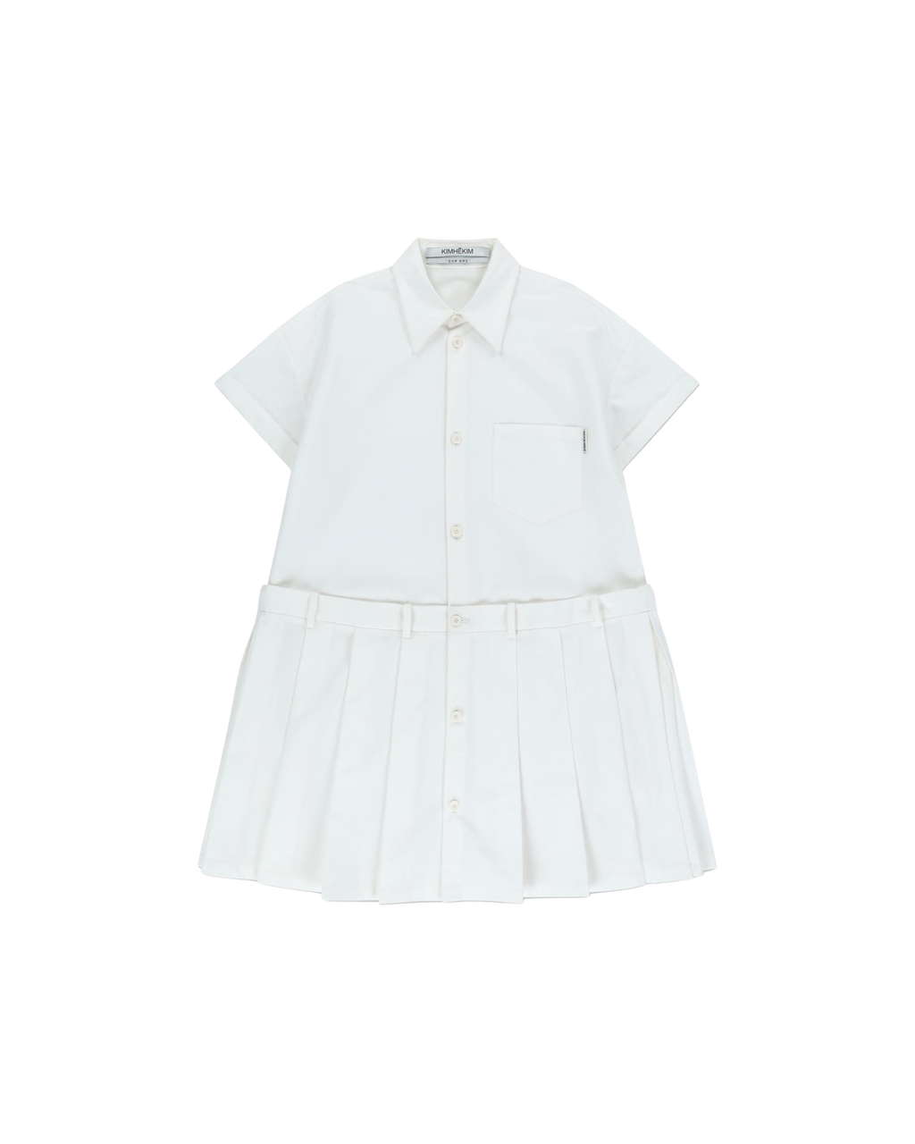 Kimhe Kim - Kokka Shirt Dress (White) product image 18 | TRAB K-Fashion Australia