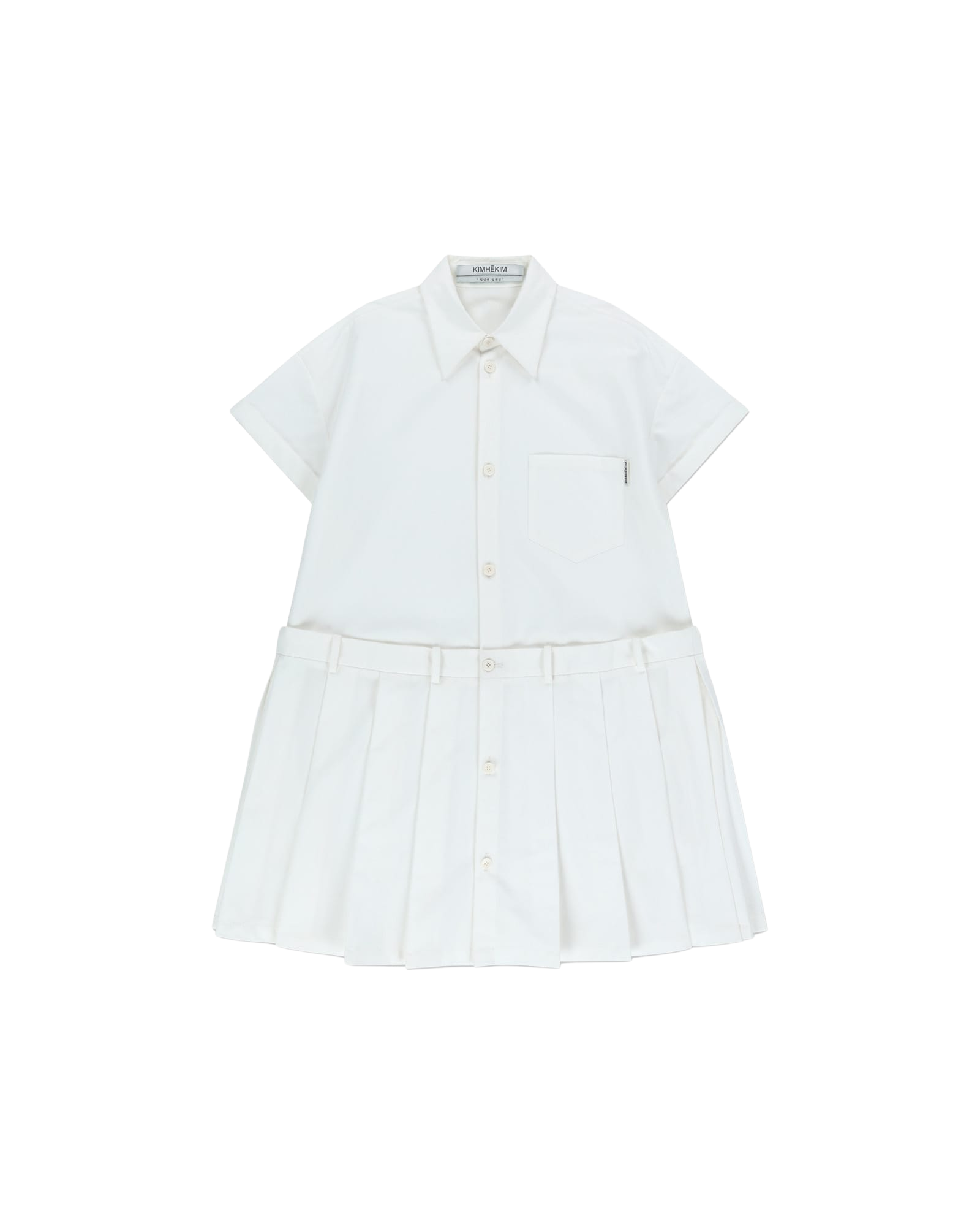Kimhe Kim - Kokka Shirt Dress (White) product image 18 | TRAB K-Fashion Australia
