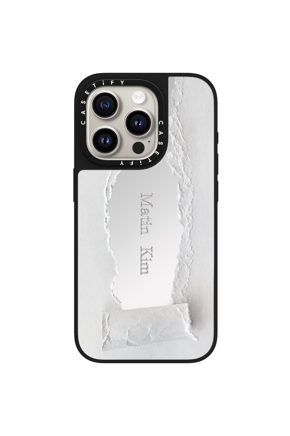 Matin Kim - Matin Kim X Casetify Paper Case (Silver) product image 3 | TRAB K-Fashion Australia