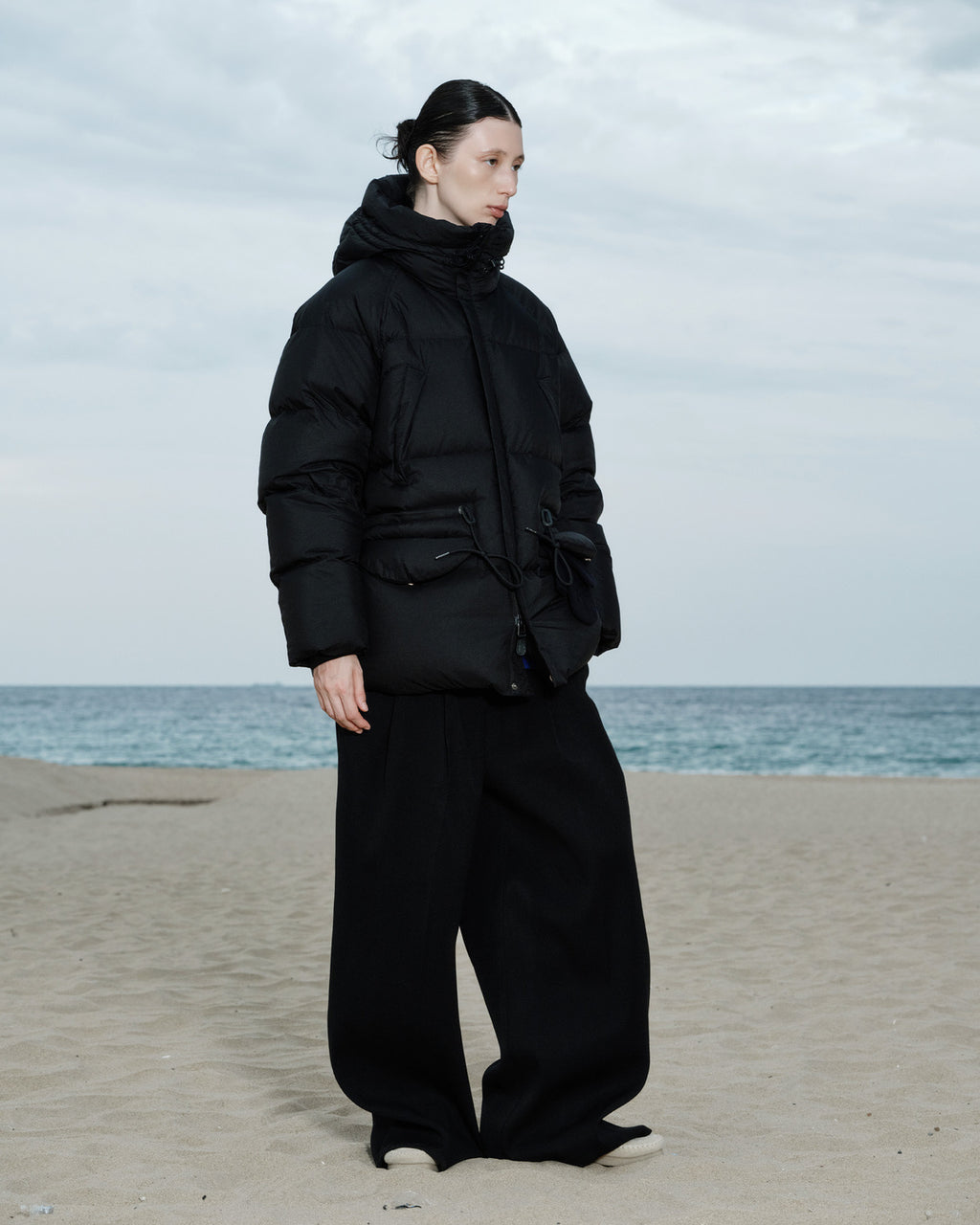 Eastlogue - Grukha Belted Pants (Black Twill) product image 5 | TRAB K-Fashion Australia