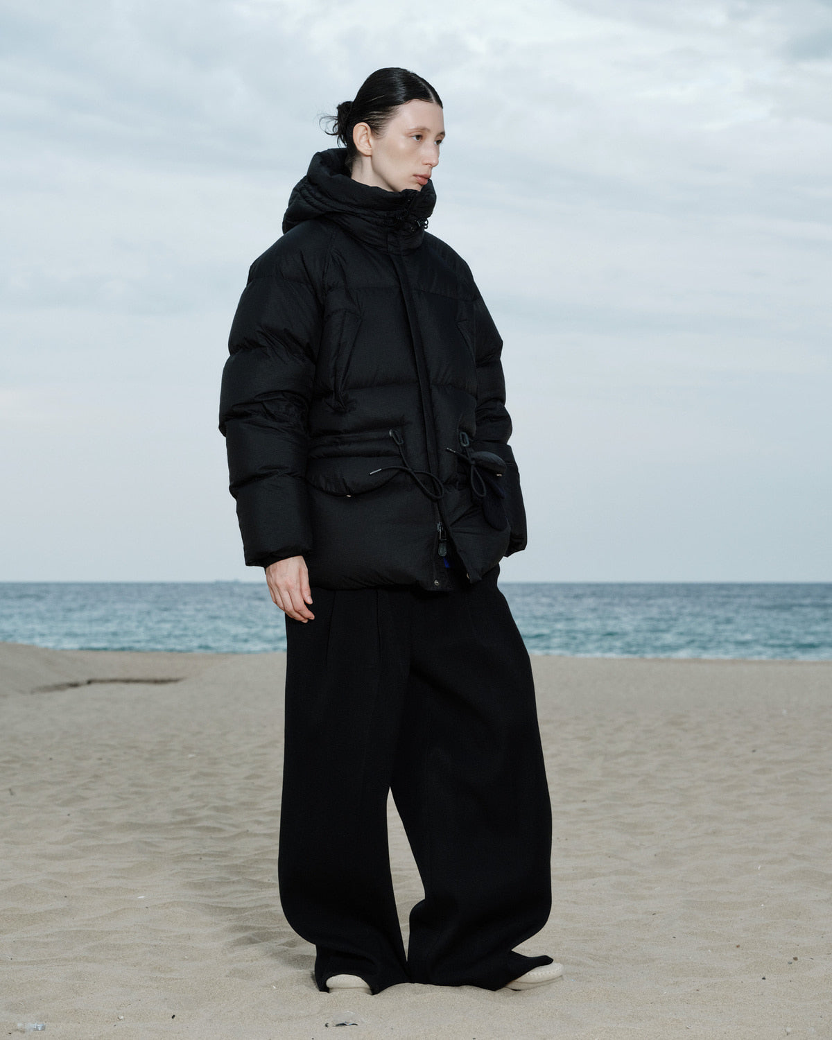 Eastlogue - Grukha Belted Pants (Black Twill) product image 5 | TRAB K-Fashion Australia