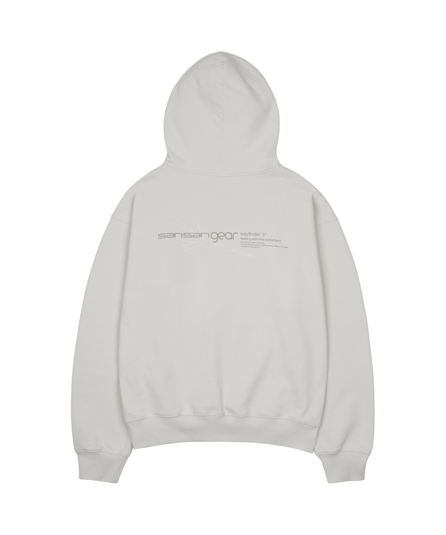 San San Gear - Logo Hoodie (Light Grey) product image 5 | TRAB K-Fashion Australia
