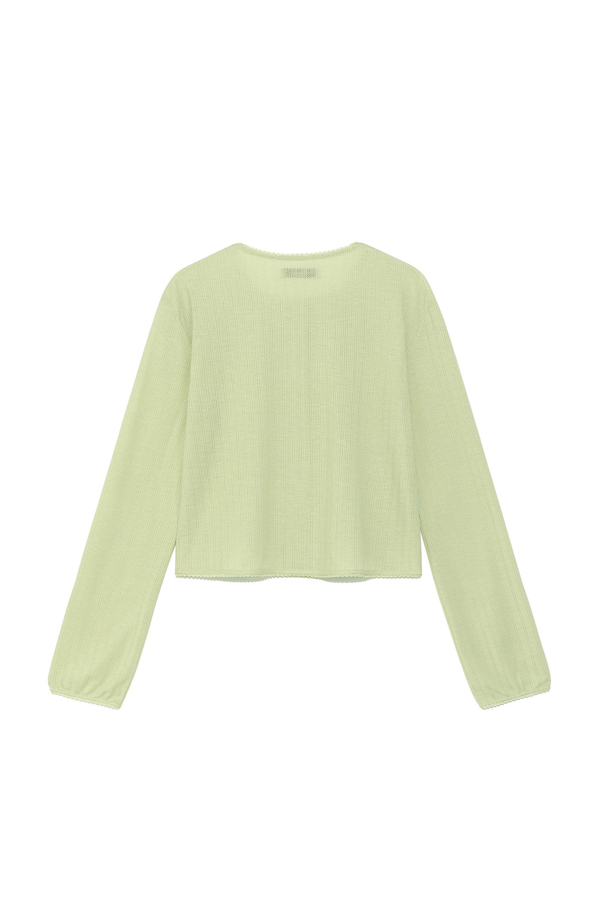 Deinet - [yoon Soap X Deinet] Lace Cardigan (Light Green) product image 2 | TRAB K-Fashion Australia