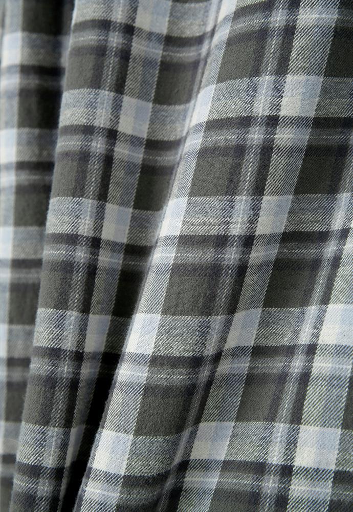 Art if acts - Washed Check Western Shirt (Khaki/Grey) product image 15 | TRAB K-Fashion Australia