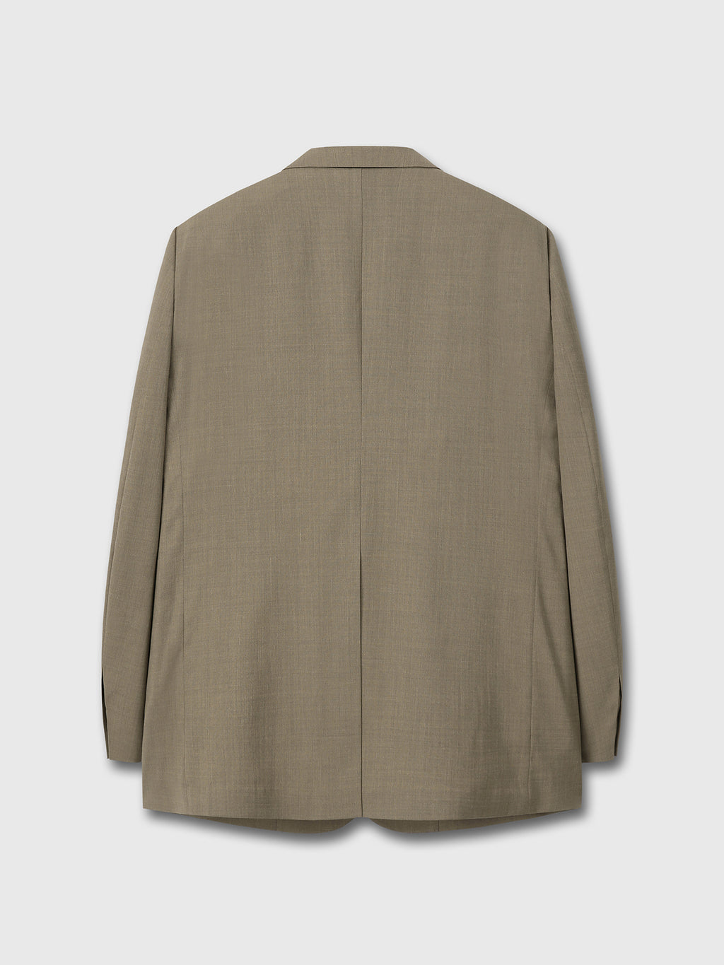 Tonywack - Light Wool Relaxed Tailored Jacket (Taupe Melange) product image 10 | TRAB K-Fashion Australia