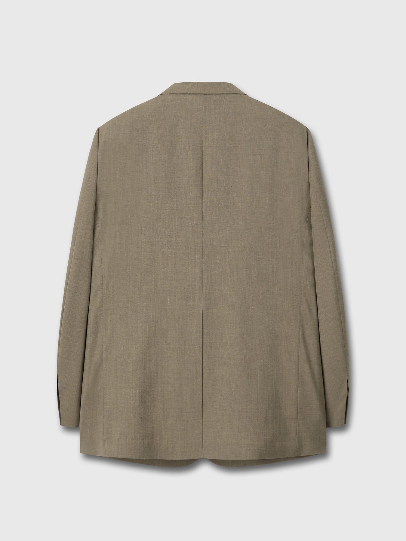 Tonywack - Light Wool Relaxed Tailored Jacket (Taupe Melange) product image 10 | TRAB K-Fashion Australia