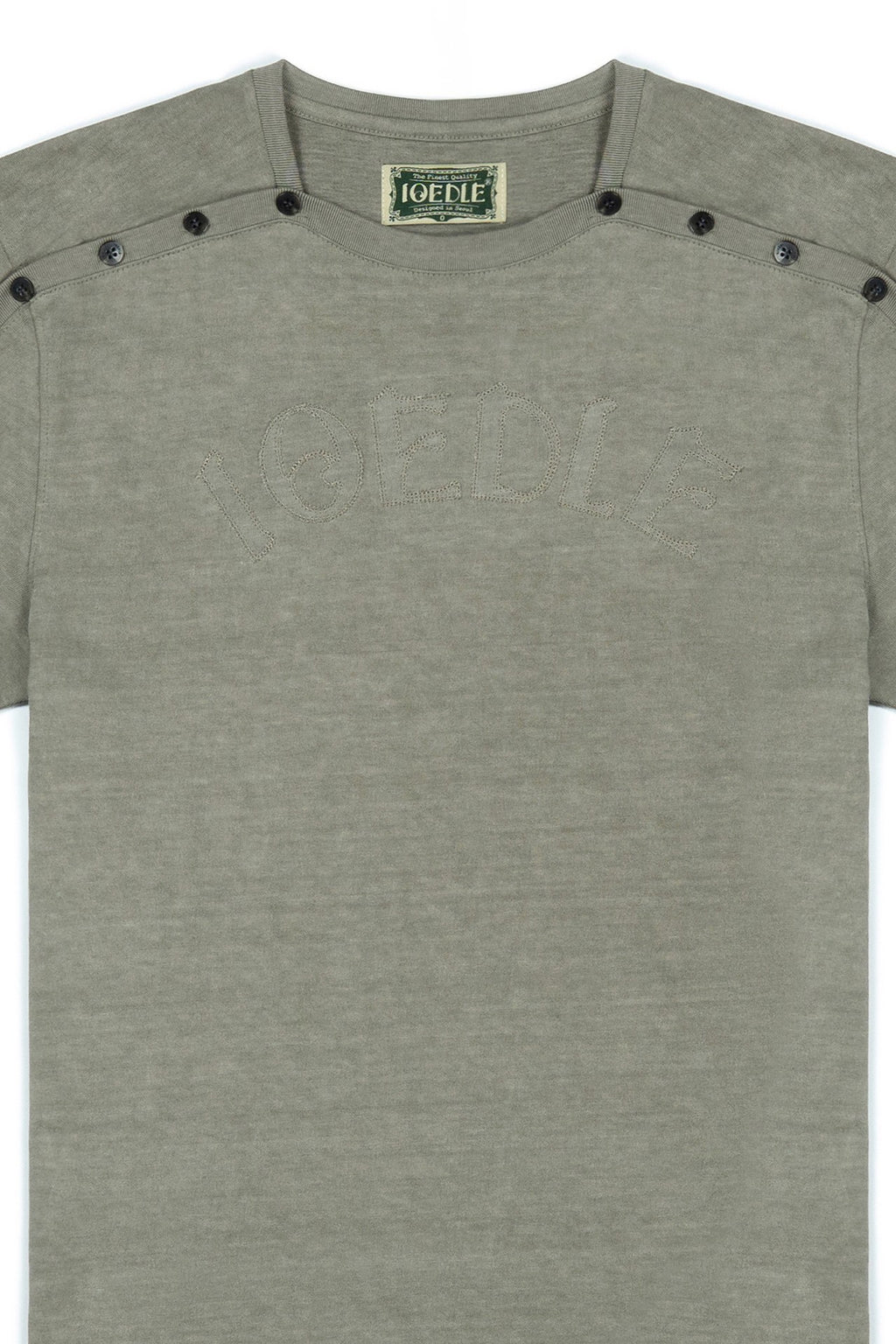 Ioedle - Closed Logo T-Shirt (Olive) product image 5 | TRAB K-Fashion Australia