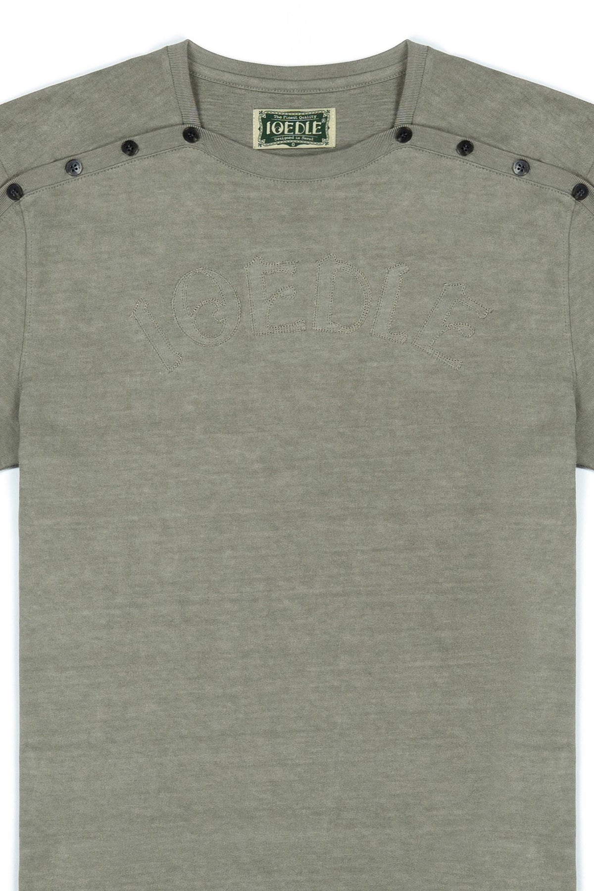 Ioedle - Closed Logo T-Shirt (Olive) product image 5 | TRAB K-Fashion Australia