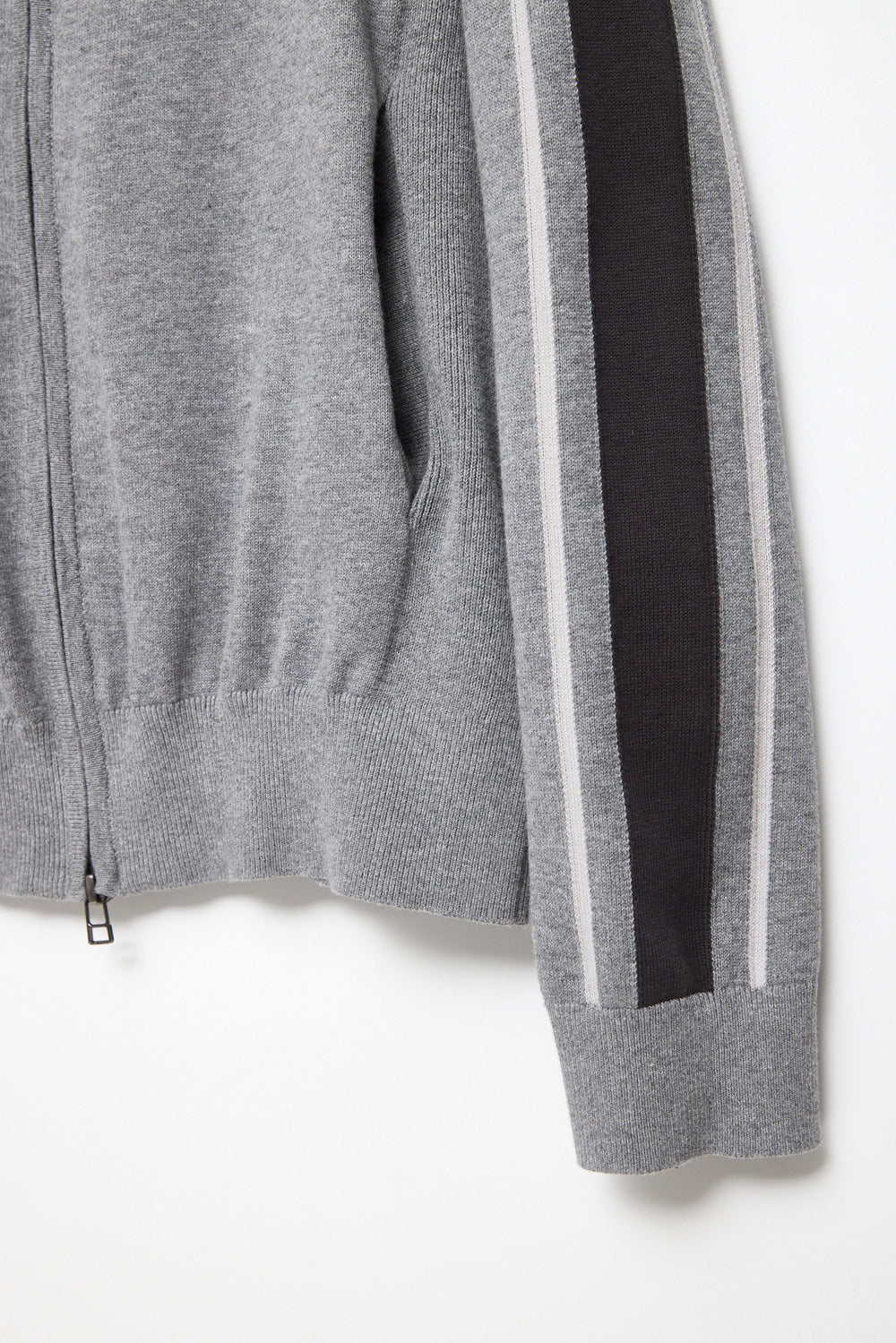 Hatchingroom - Track Zip Knit Cardigan (Grey) product image 3 | TRAB K-Fashion Australia