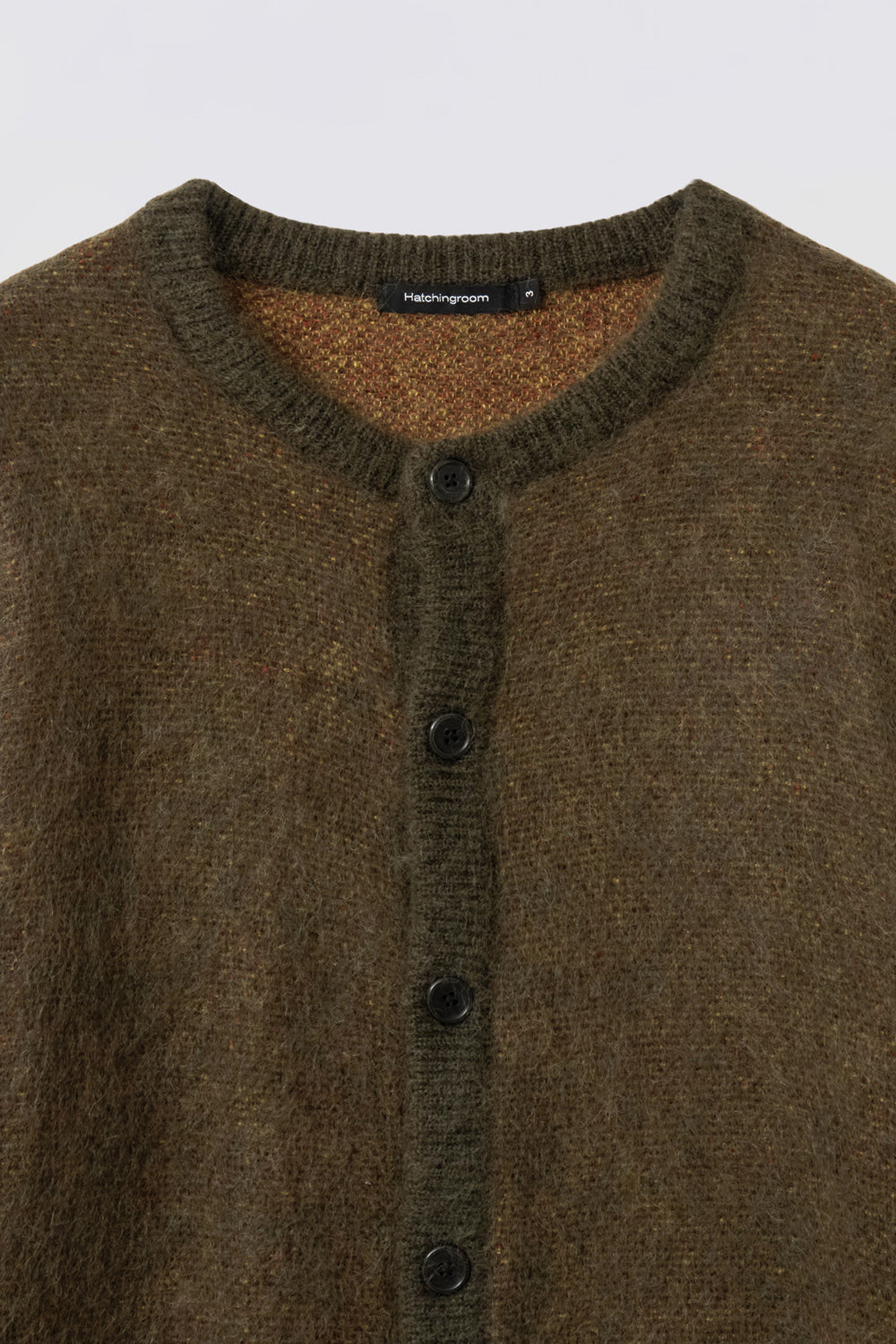 Hatchingroom - Hanabi Mohair Cardigan (Khaki) product image 3 | TRAB K-Fashion Australia
