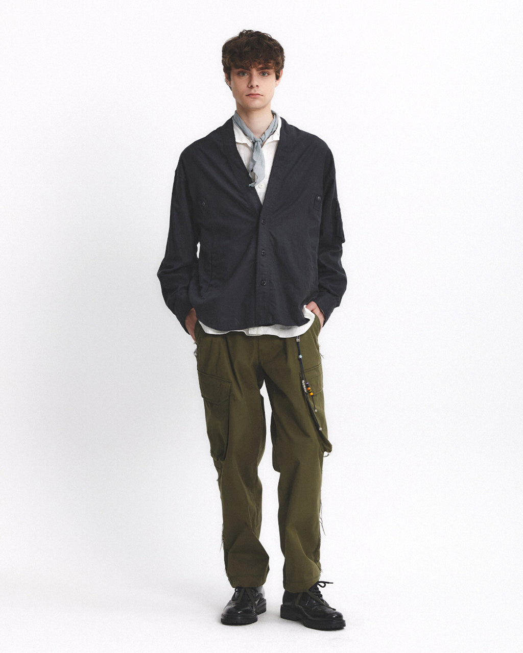 Eastlogue - Air Crew Cardigan (Charcoal) product image 4 | TRAB K-Fashion Australia