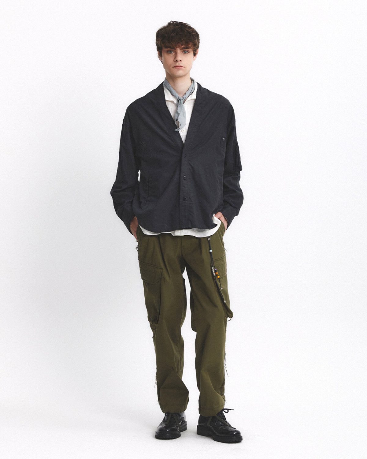 Eastlogue - Air Crew Cardigan (Charcoal) product image 4 | TRAB K-Fashion Australia