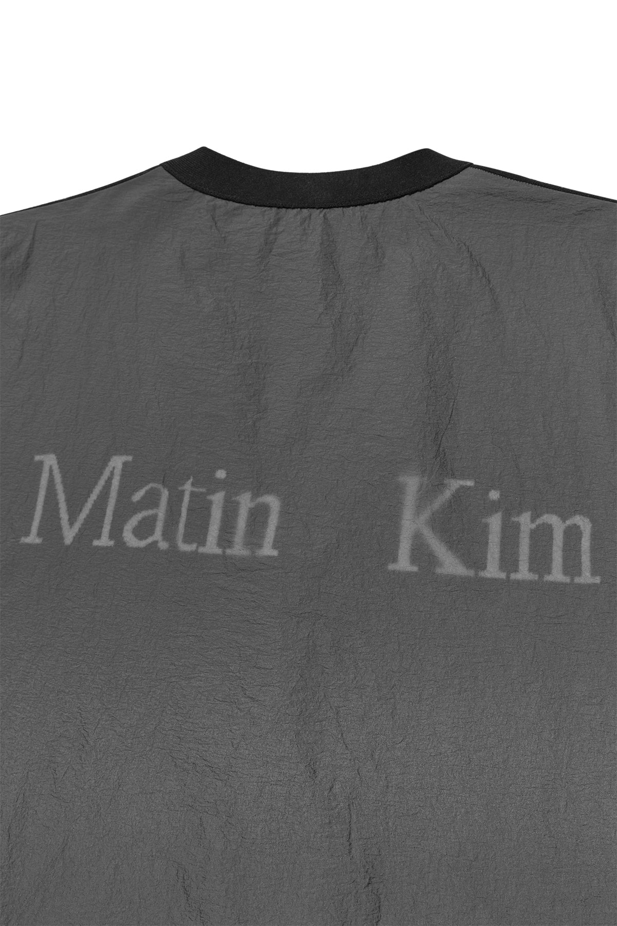 Matin Kim - Back Logo See Through Cardigan (Black) product image 4 | TRAB K-Fashion Australia