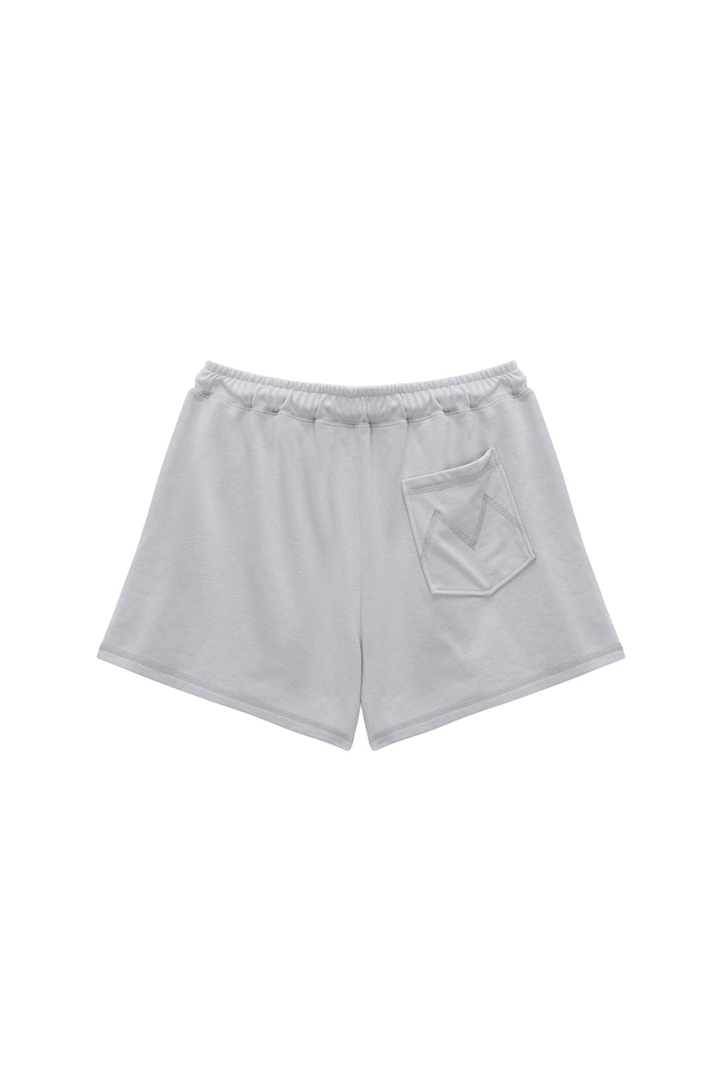 Matin Kim - Stitch Label Sweatshorts (Light Grey) product image 5 | TRAB K-Fashion Australia