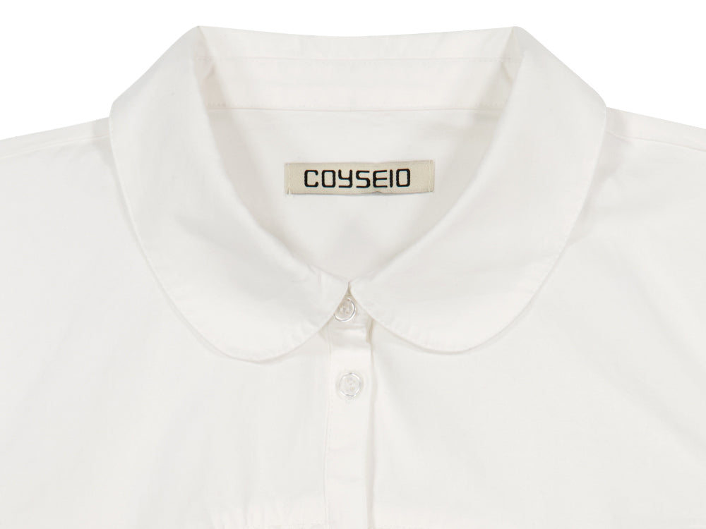 Coyseio - Rough Cut Frill Shirt (Ivory) product image 23 | TRAB K-Fashion Australia