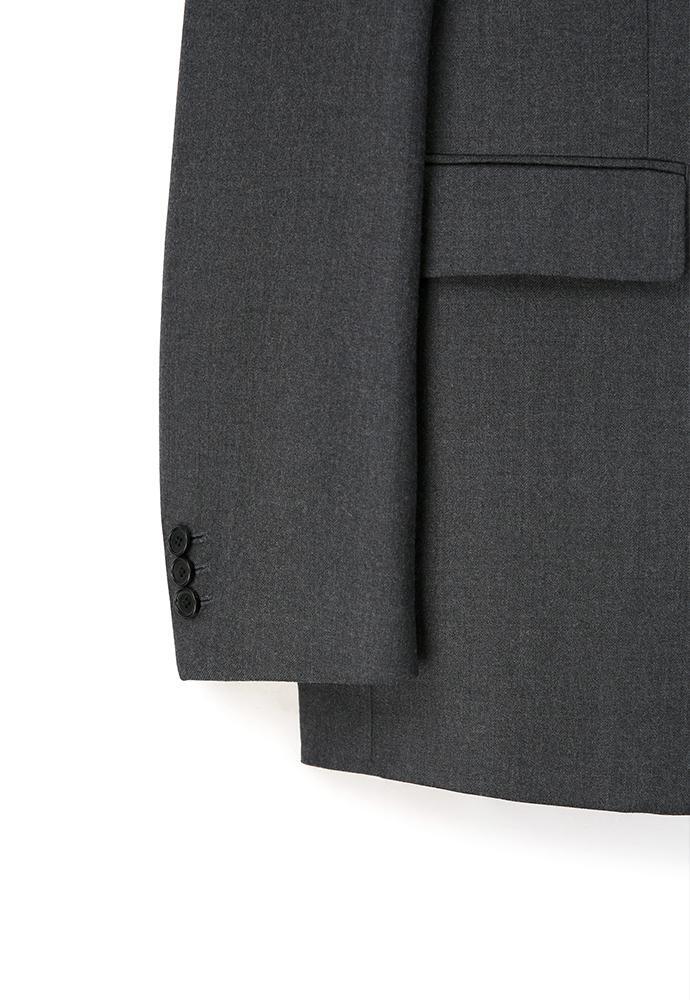 Art if acts - 2 Button Wool Blazer (Charcoal) product image 14 | TRAB K-Fashion Australia