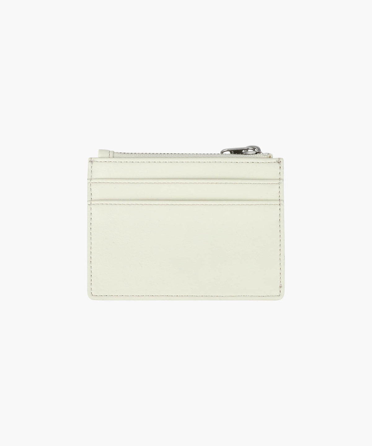 Marithe & Francois Girbaud - Classic Logo Zip Card Wallet (Ivory) product image 2 | TRAB K-Fashion Australia
