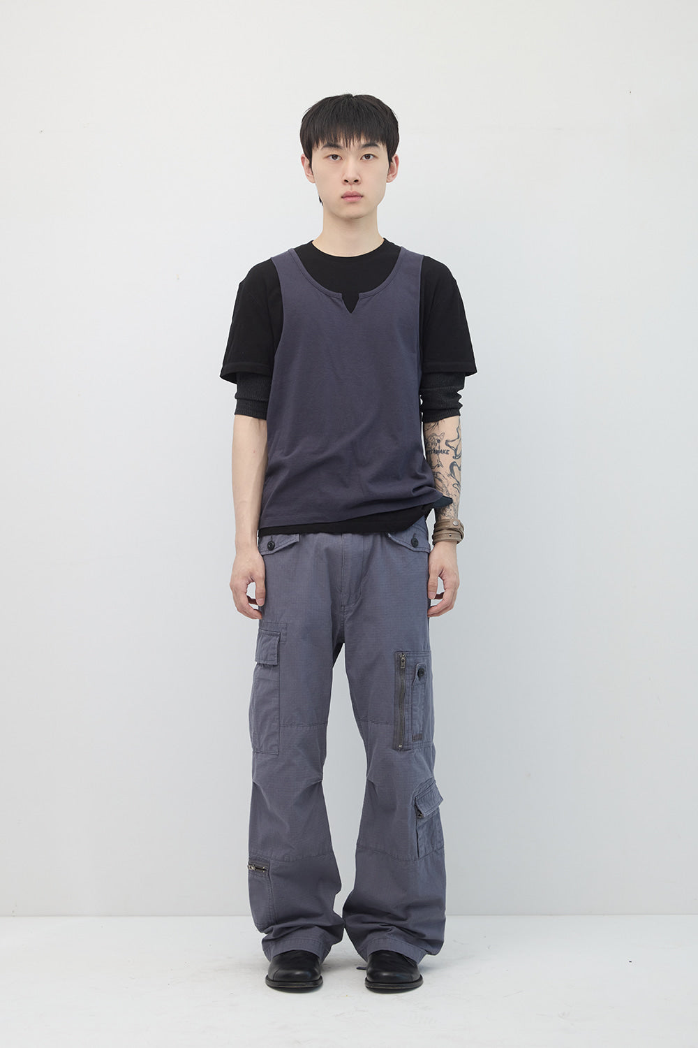 Hatchingroom - Multi Cargo Pants (Blue Grey) product image 13 | TRAB K-Fashion Australia