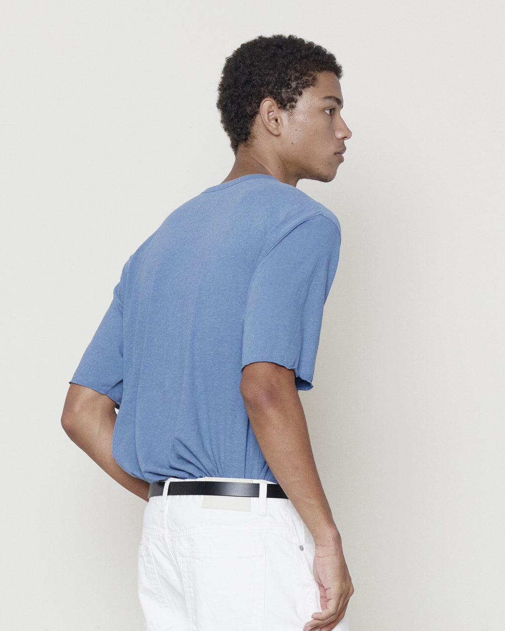 Brownyard - Cut Off Half Sleeve (Blue) product image 3 | TRAB K-Fashion Australia
