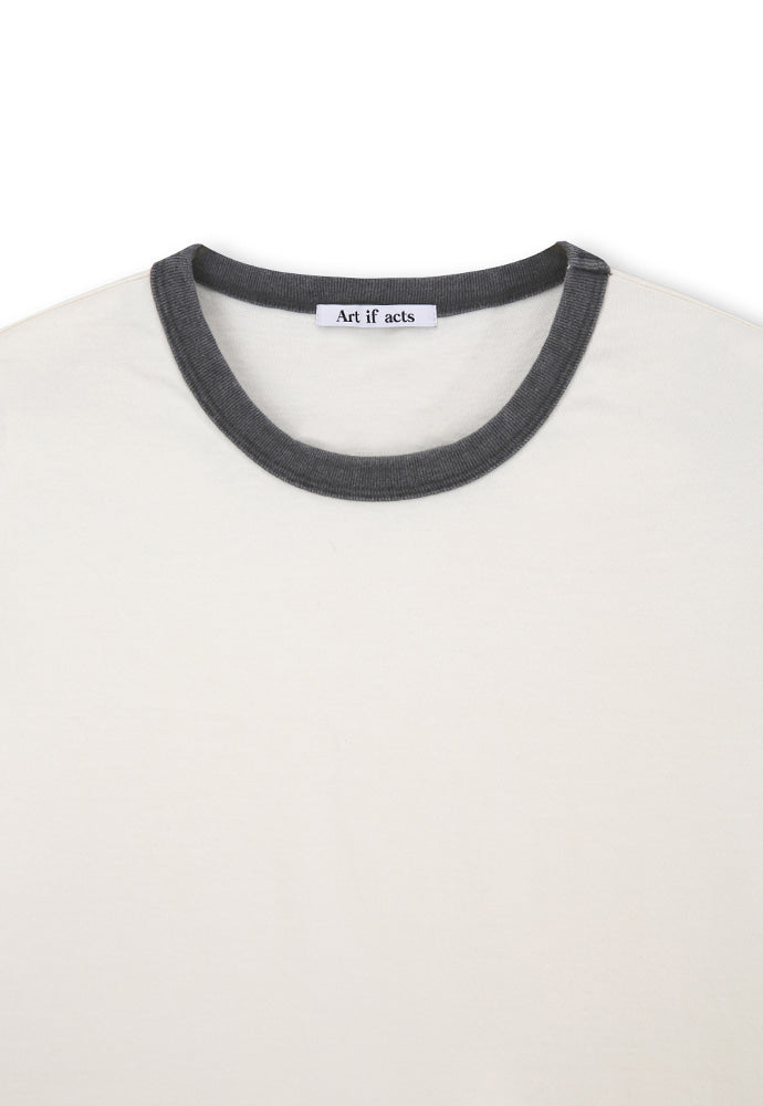 Art if acts - Ringer Tee (Dawn Grey) product image 8 | TRAB K-Fashion Australia