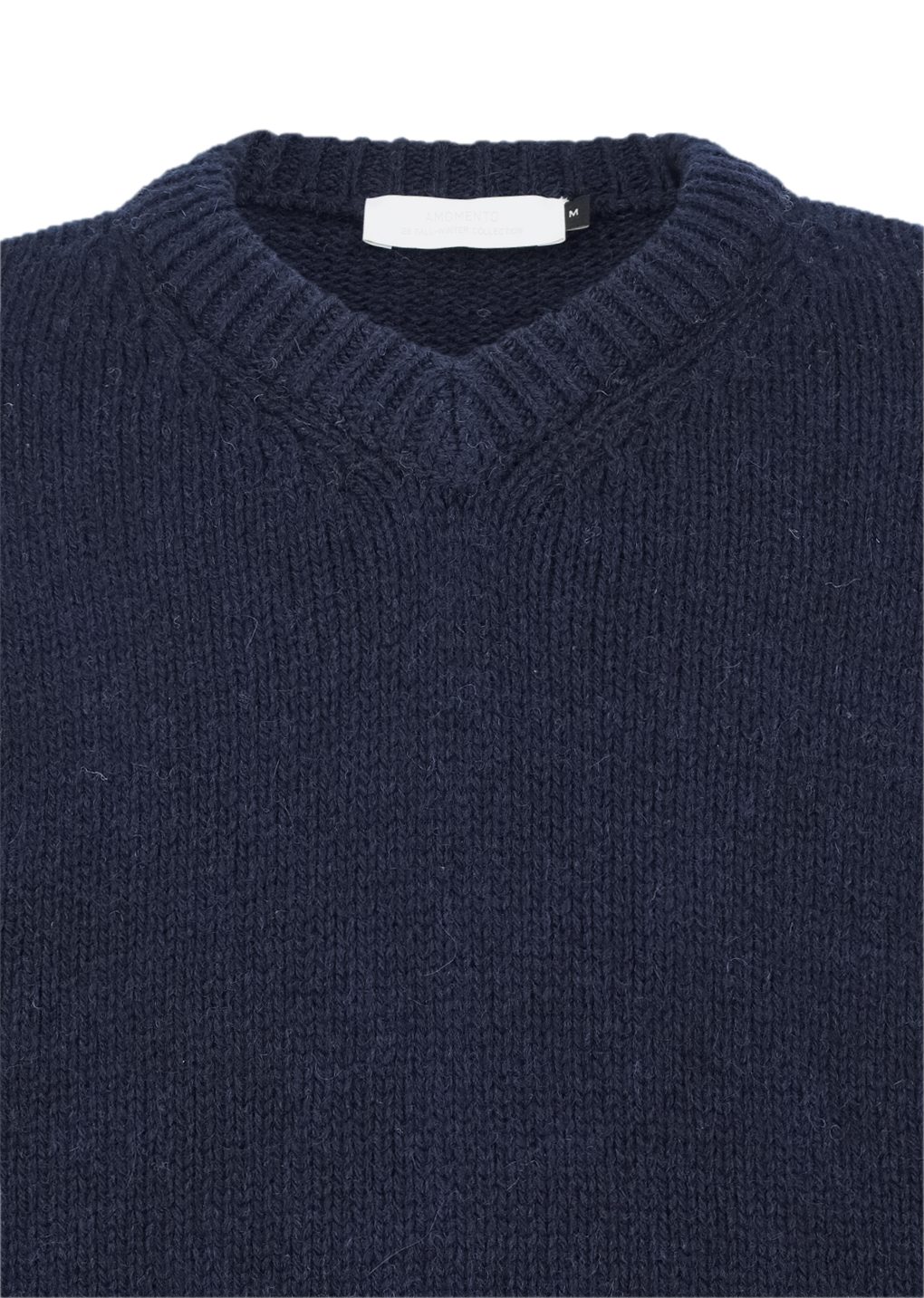 Amomento - Shetland wool v-neck knit (Navy) product image 10 | TRAB K-Fashion Australia