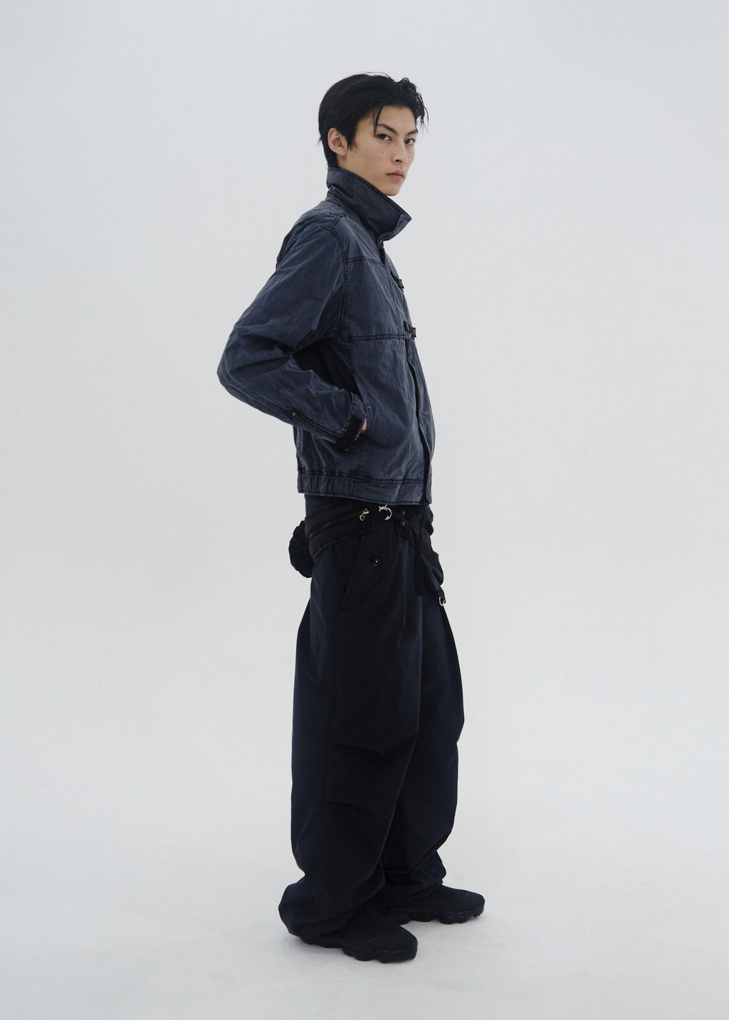 Hyein Seo - Dyed Cotton Jacket (Dark Night) product image 7 | TRAB K-Fashion Australia