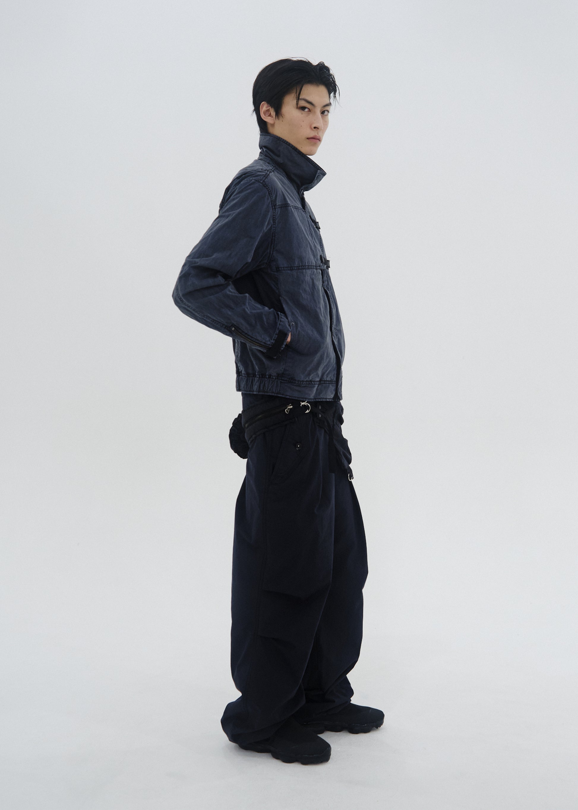 Hyein Seo - Dyed Cotton Jacket (Dark Night) product image 7 | TRAB K-Fashion Australia