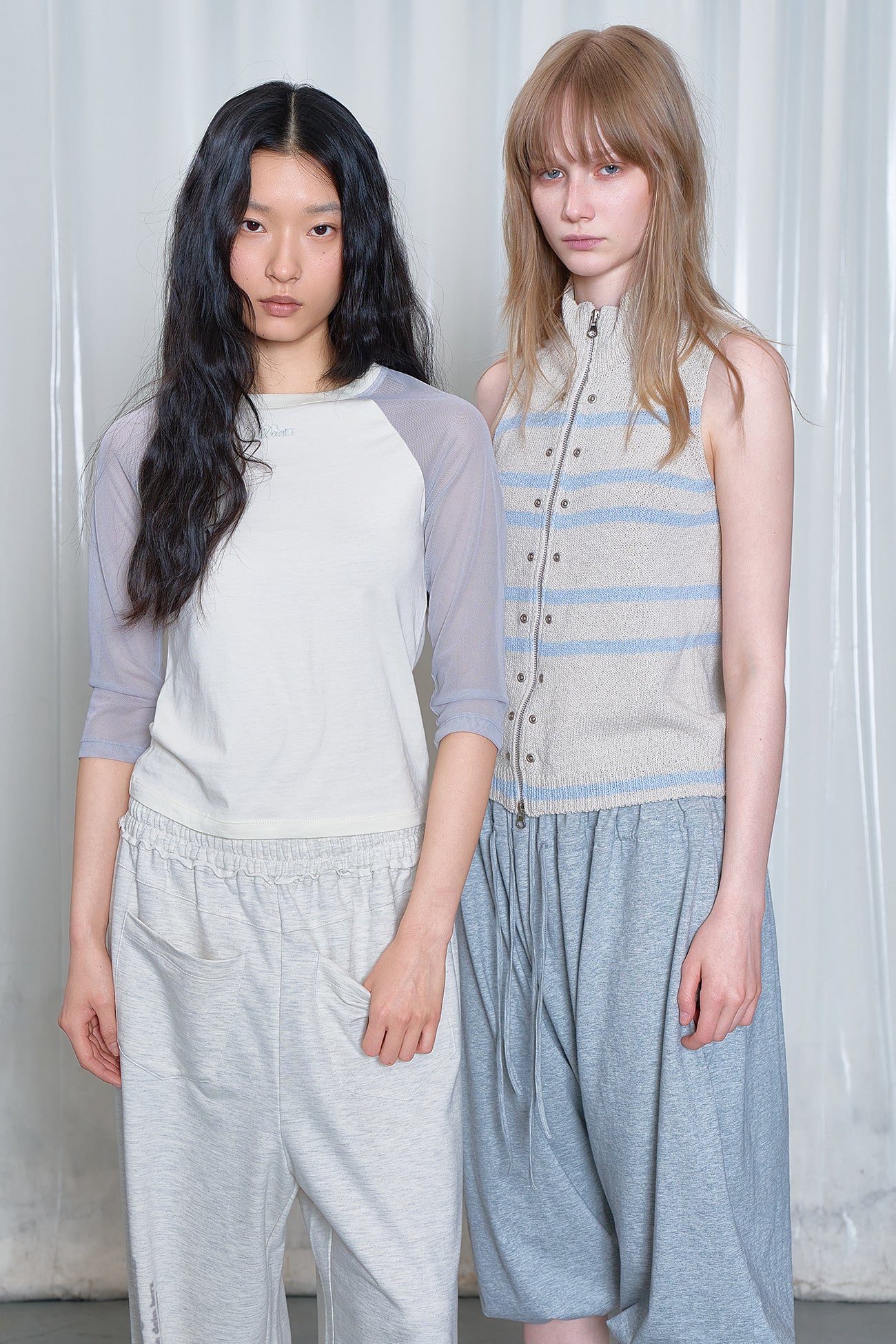 Deinet - Mesh Contrast Raglan Half Sleeve (Light Yellow) product image 9 | TRAB K-Fashion Australia