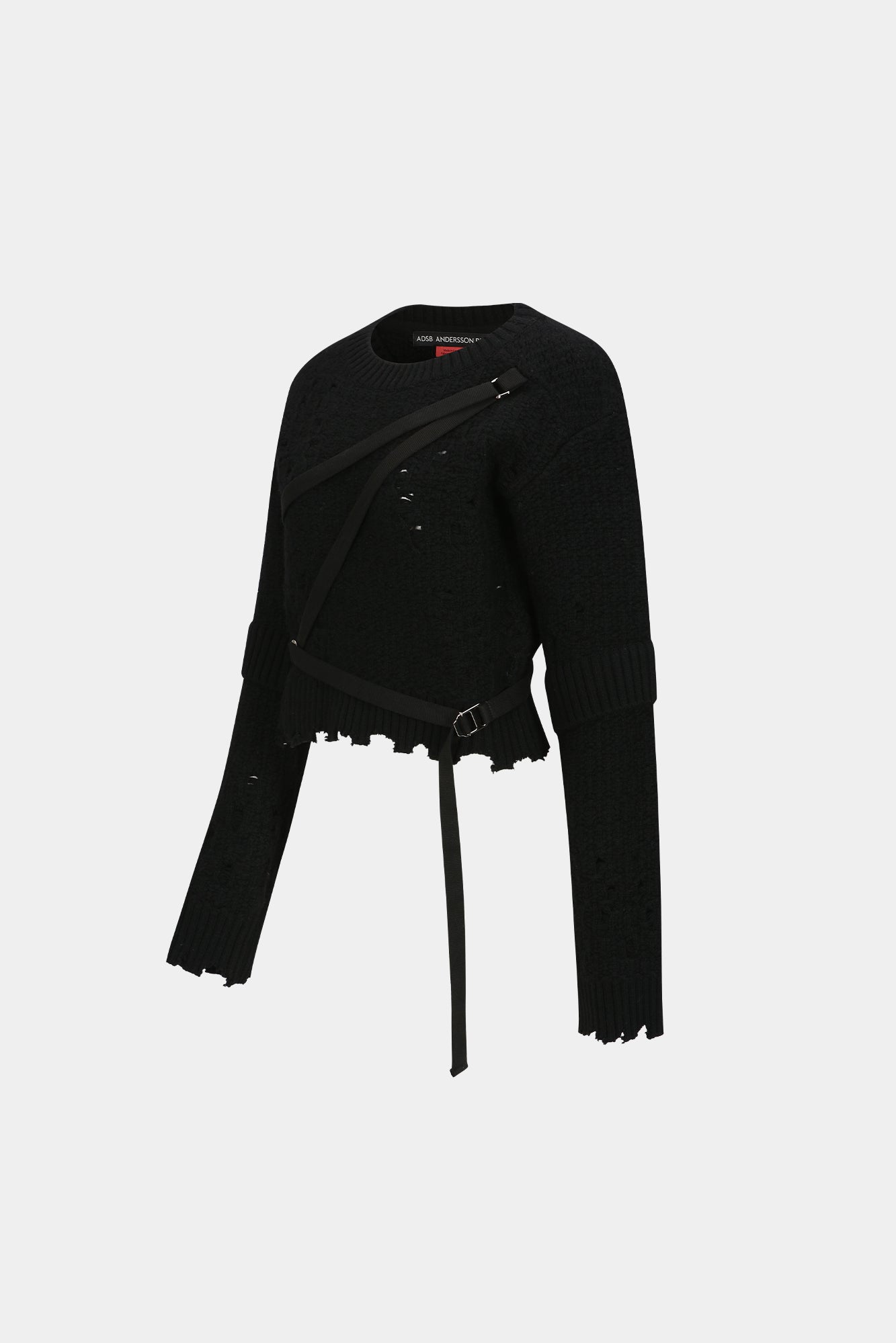 Andersson Bell - Nora Strap Knit Pullover (Black) product image 8 | TRAB K-Fashion Australia