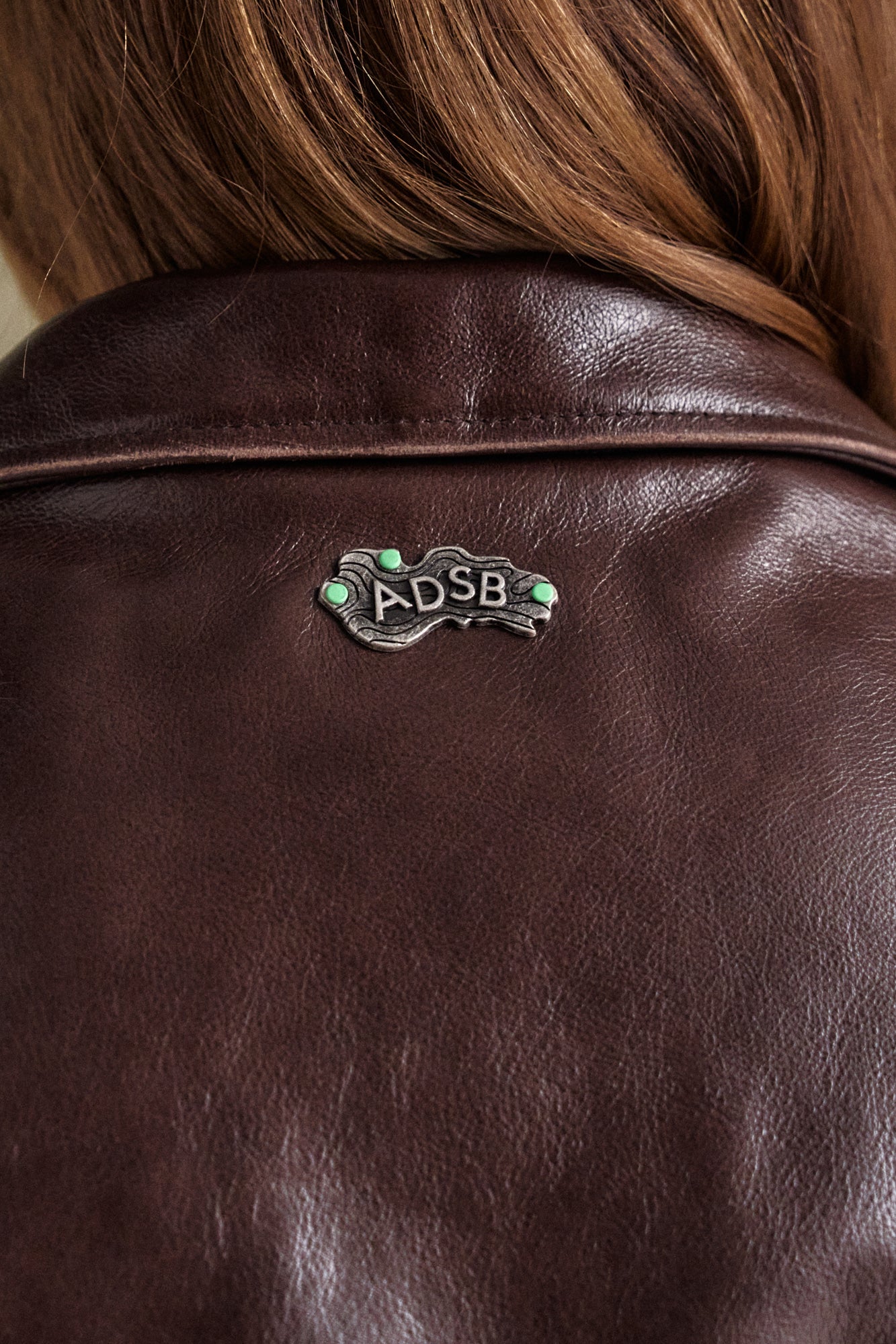 Andersson Bell - Paneled Crop Rider Jacket (Brown) product image 6 | TRAB K-Fashion Australia