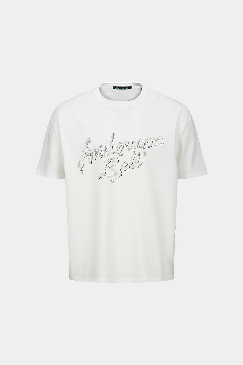 Andersson Bell - (essential) Unisex Liquid Logo T-Shirt (White) product image 6 | TRAB K-Fashion Australia