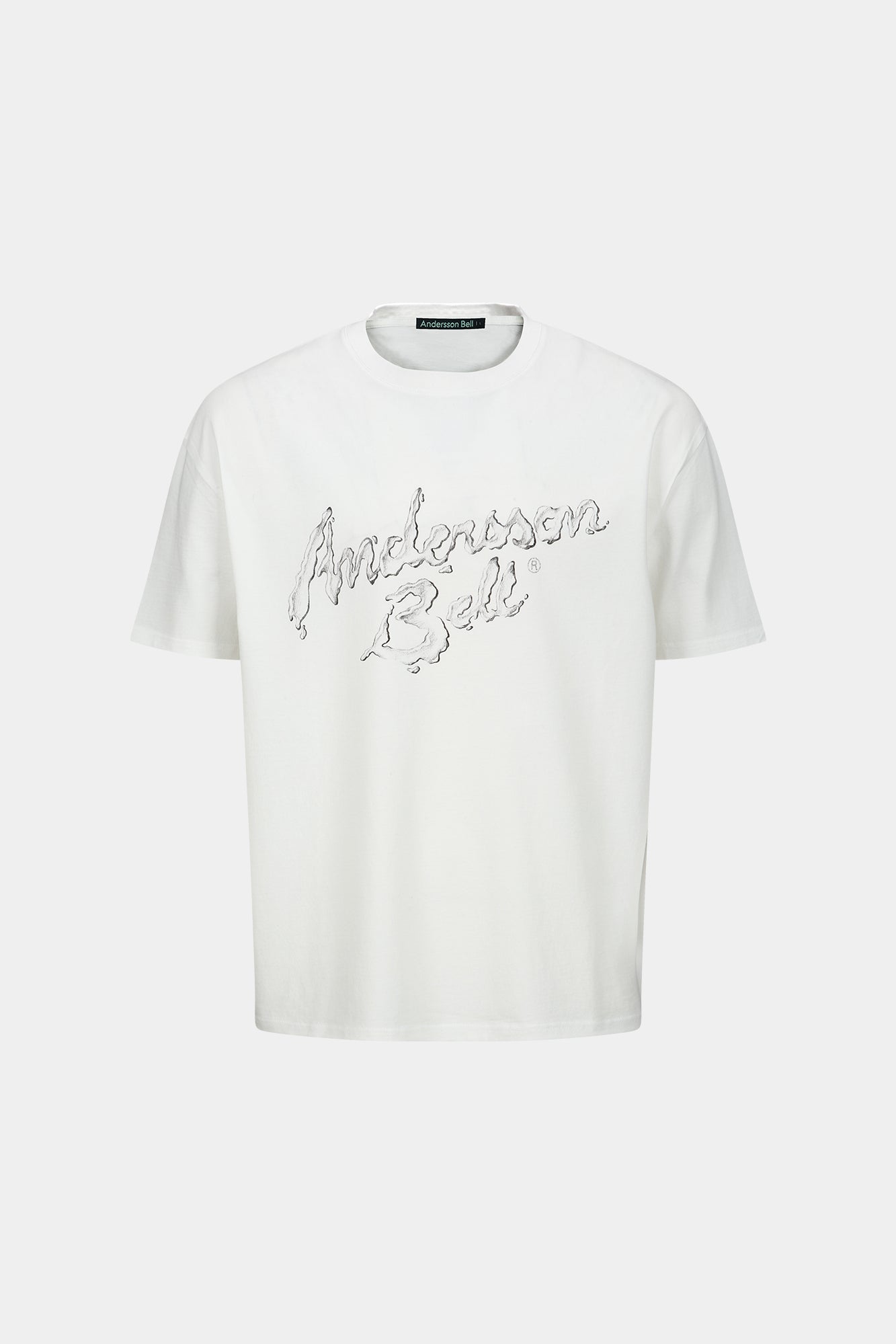 Andersson Bell - (essential) Unisex Liquid Logo T-Shirt (White) product image 6 | TRAB K-Fashion Australia