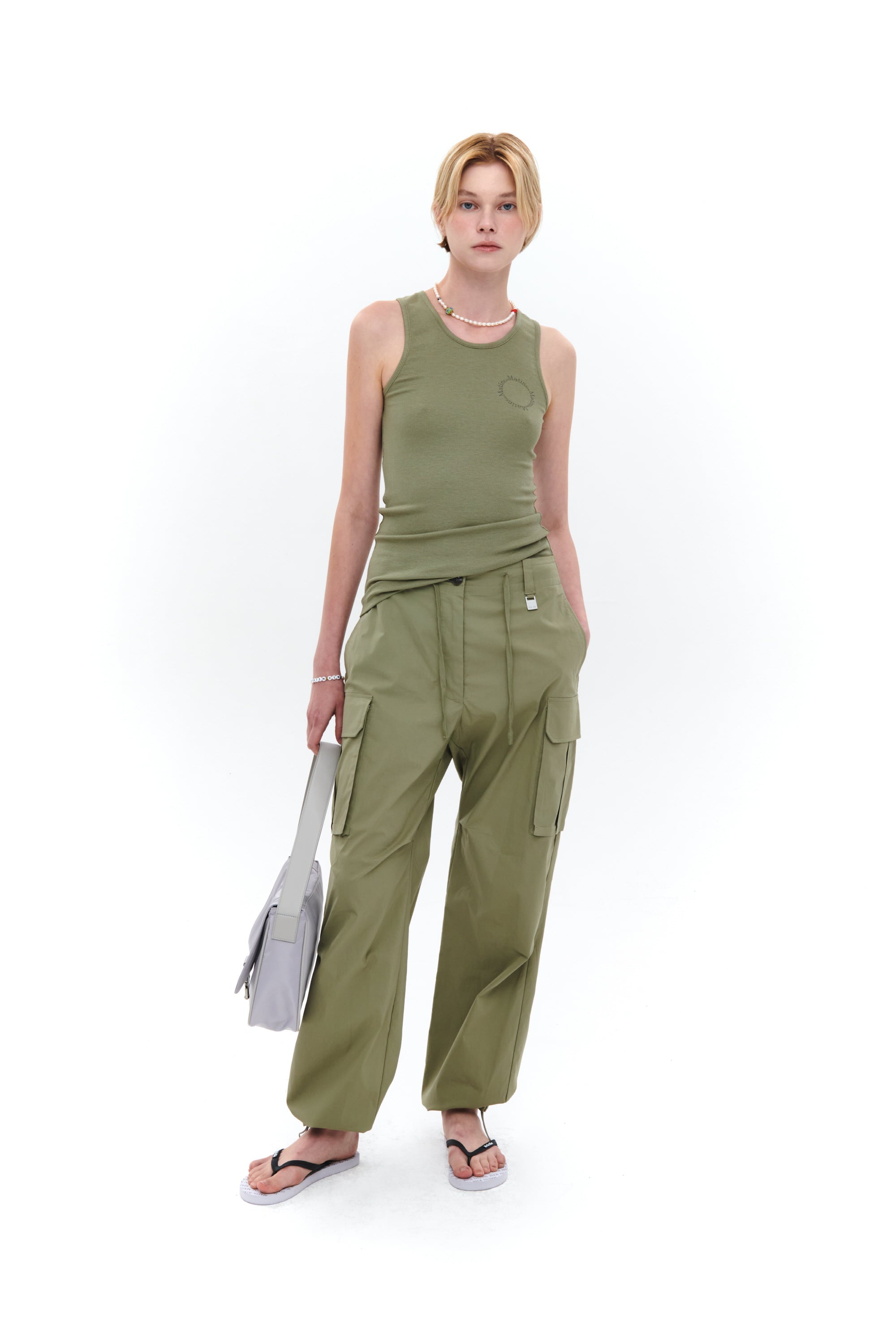 Matin Kim - Buckle Bag (Light Grey) product image 7 | TRAB K-Fashion Australia