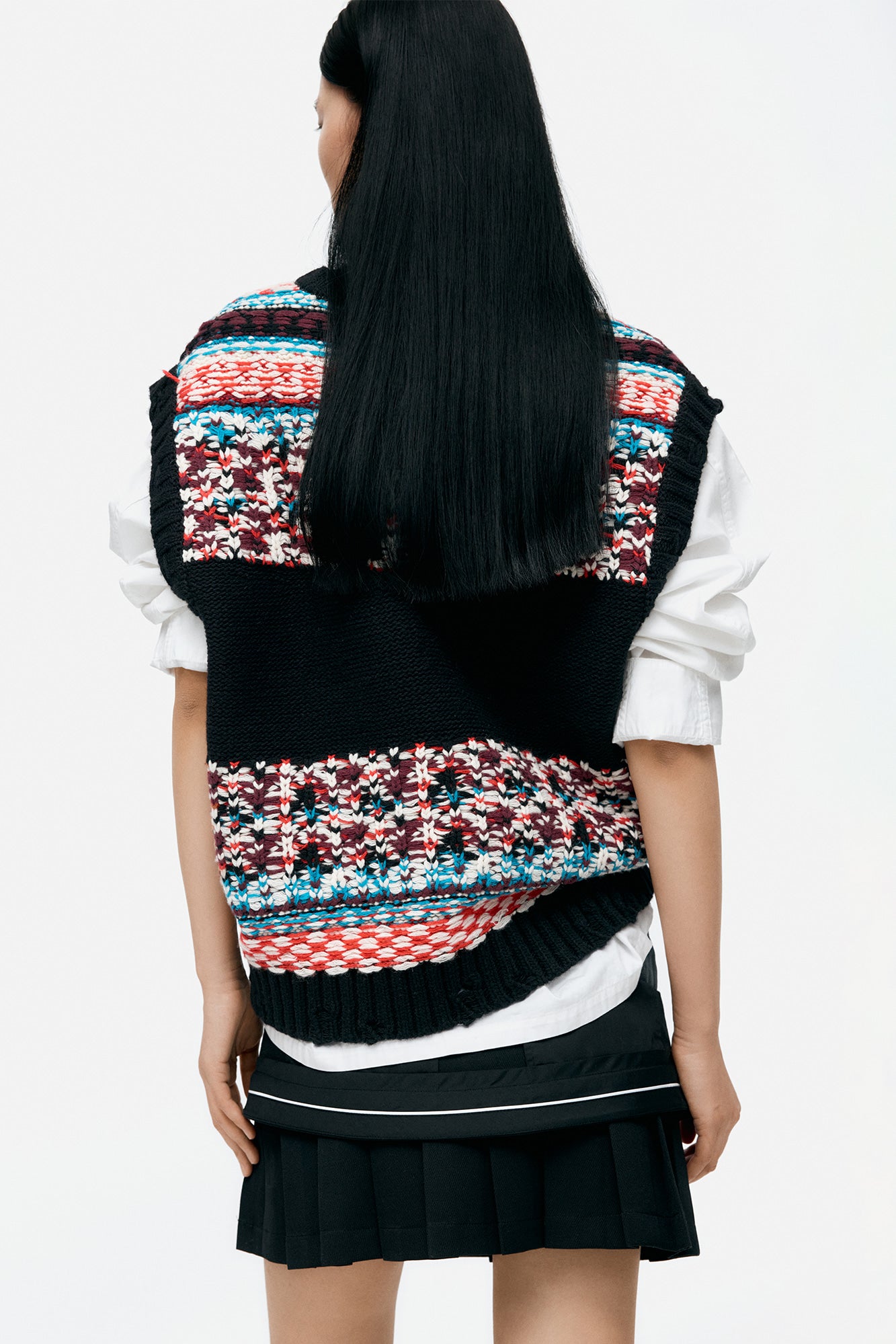 Andersson Bell - Unisex Nordic Crewneck Vest (Black) product image 9 | TRAB K-Fashion Australia