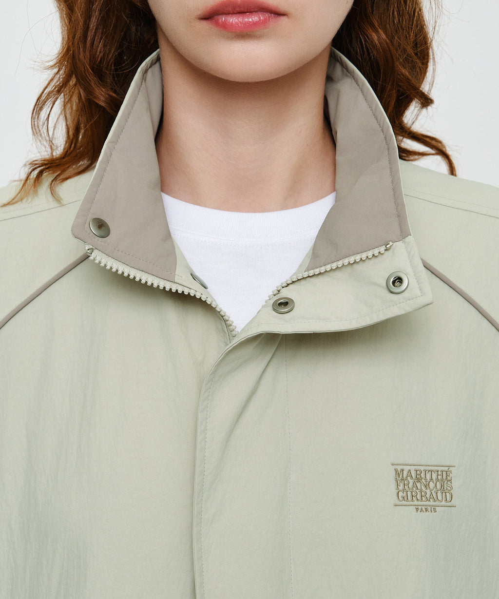 Marithe & Francois Girbaud - High Neck Wind Jacket (Light Beige) product image 4 | TRAB K-Fashion Australia