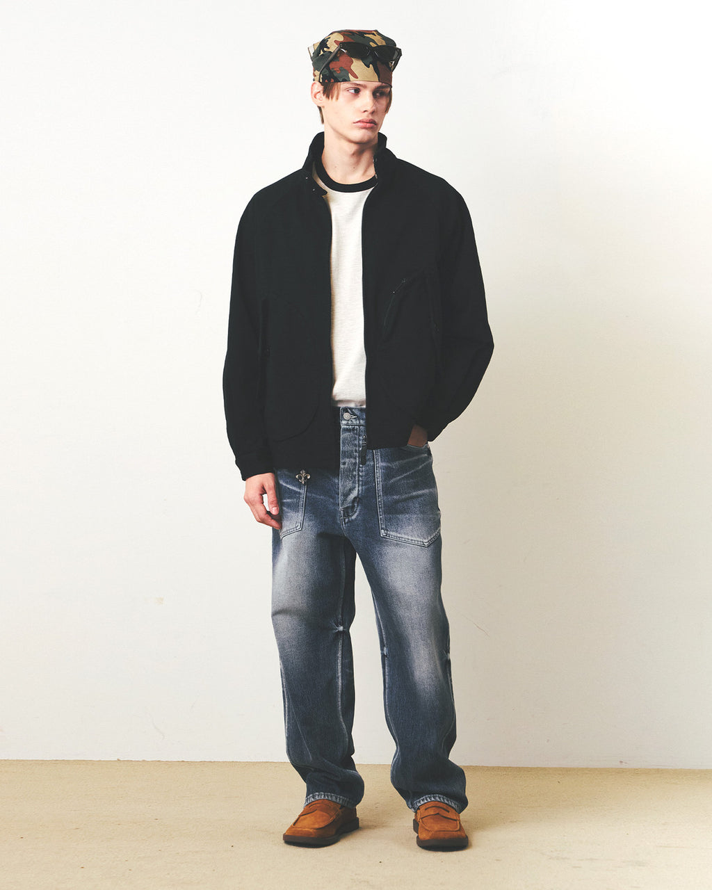Eastlogue - Breeze Harrington Jumper (Black) product image 4 | TRAB K-Fashion Australia