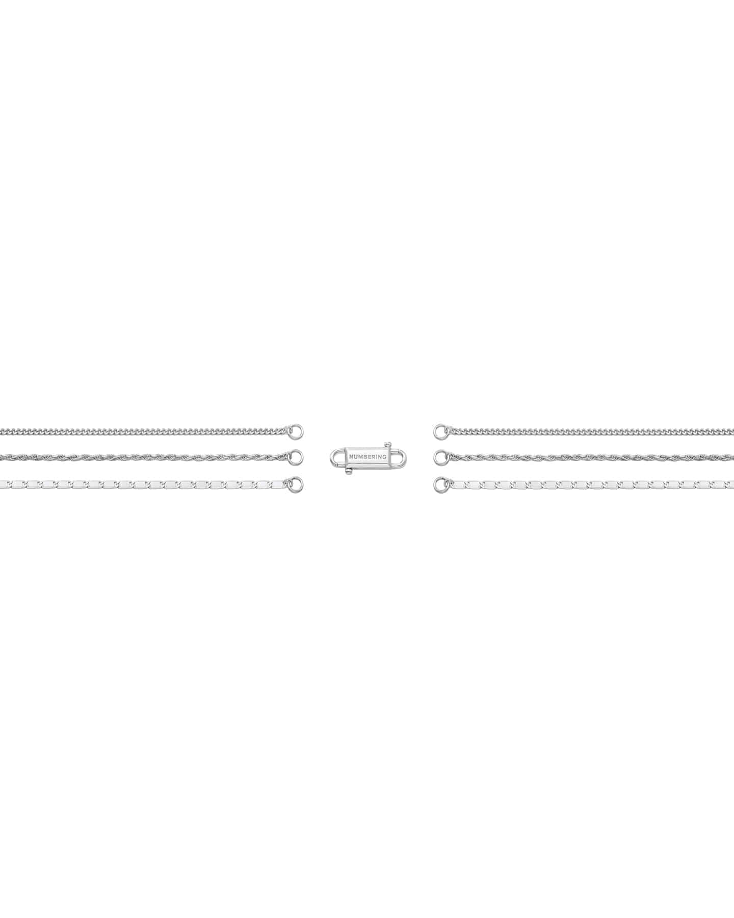 Numbering - Triple Layered Chain Necklace #7743 product image 12 | TRAB K-Fashion Australia