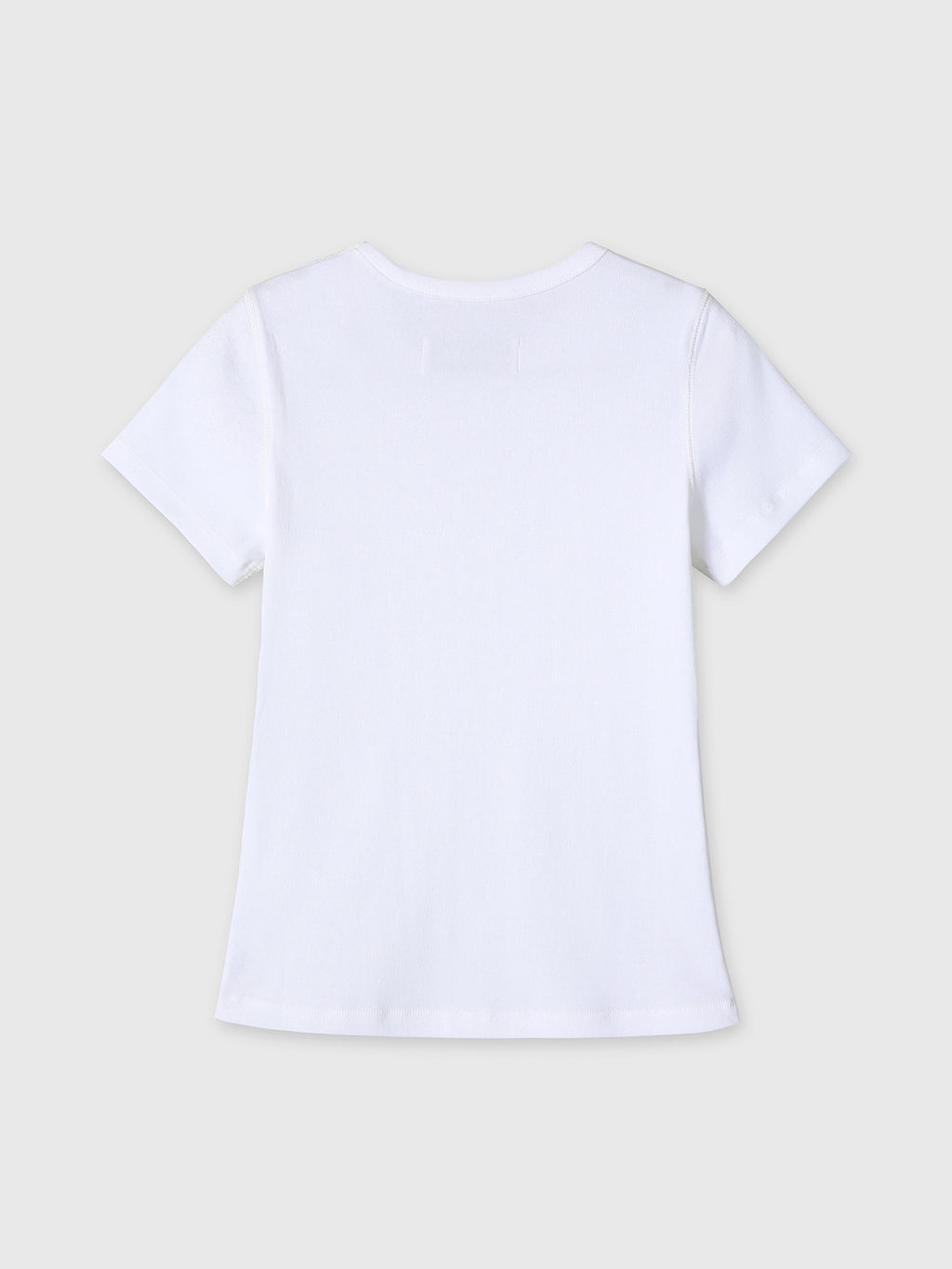 Tonywack - Ribbed Half Sleeve T-Shirts (White) product image 8 | TRAB K-Fashion Australia