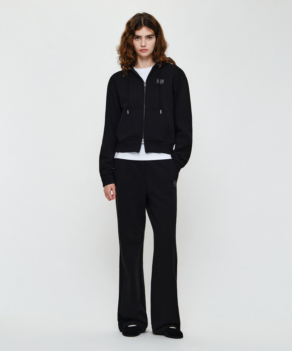 Marithe & Francois Girbaud - Small Classic Logo Hoodie Zipup (Black) product image 5 | TRAB K-Fashion Australia