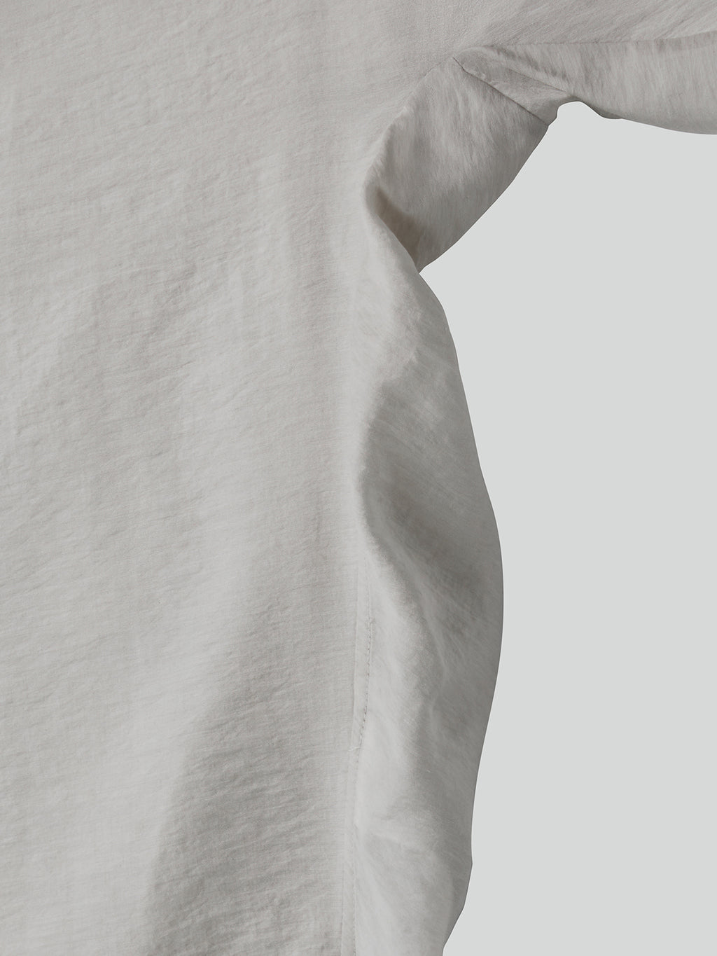 Recto - Silk Blend Volume Shirt (Light Taupe) product image 8 | TRAB K-Fashion Australia