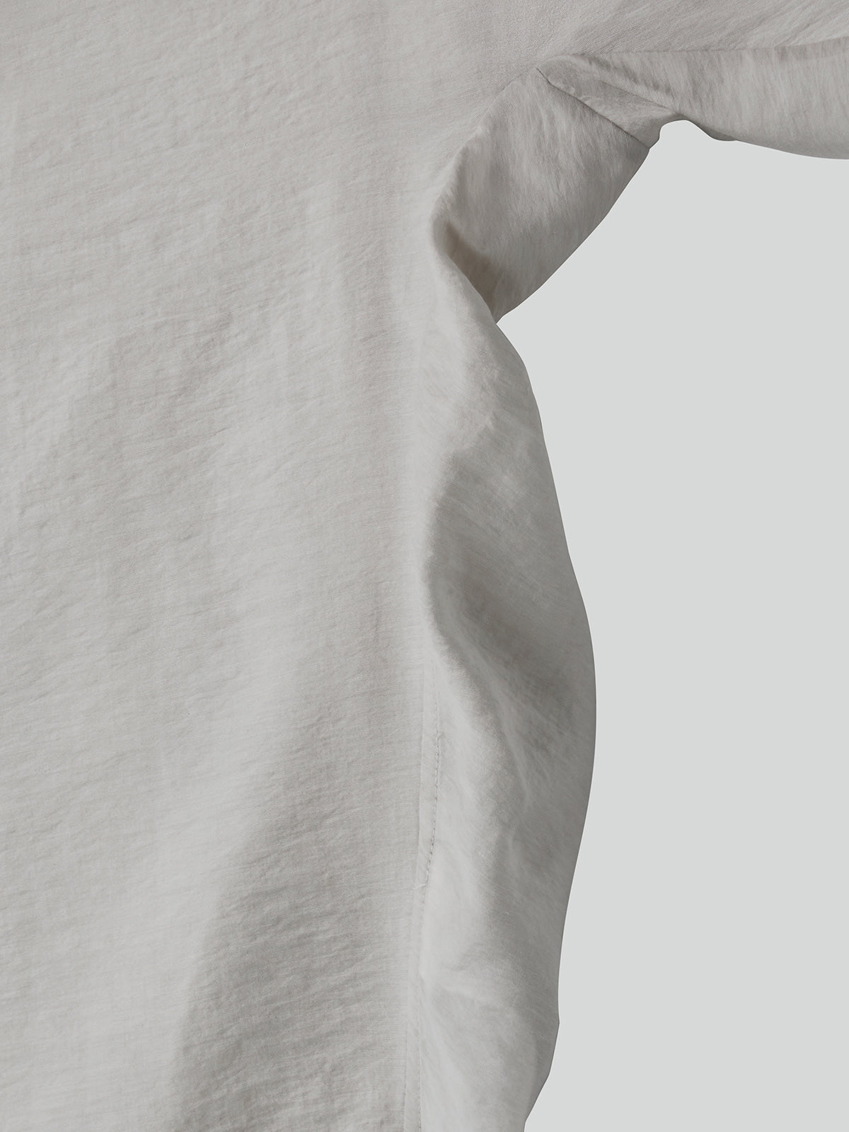 Recto - Silk Blend Volume Shirt (Light Taupe) product image 8 | TRAB K-Fashion Australia