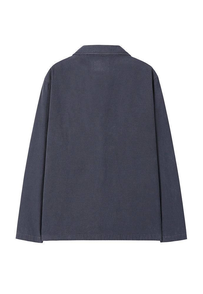 Art if acts - Washed Chinese Work Jacket (Faded Charcoal) product image 8 | TRAB K-Fashion Australia