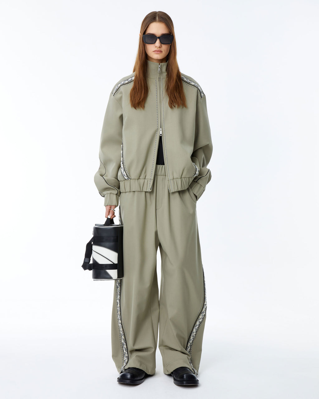 Ader Error - Lawn trousers (Olive) product image 1 | TRAB K-Fashion Australia