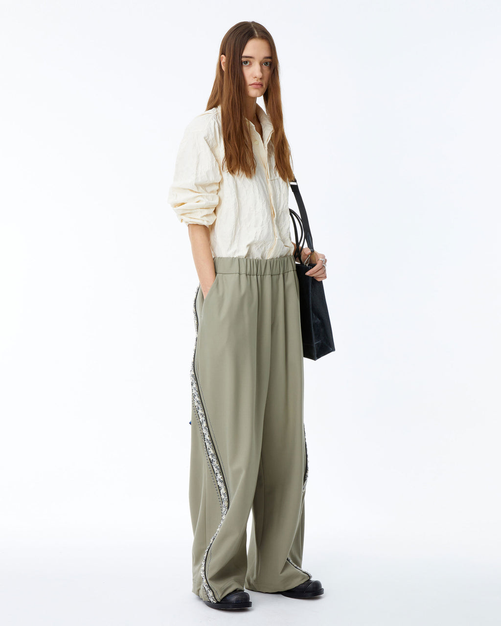 Ader Error - Lawn trousers (Olive) product image 2 | TRAB K-Fashion Australia