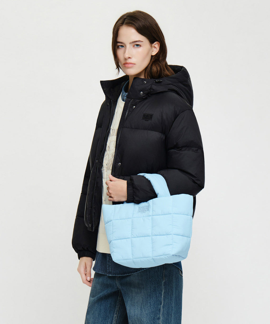 Marithe & Francois Girbaud - Classic Logo Padding Bag (Light Blue) product image 6 | TRAB K-Fashion Australia