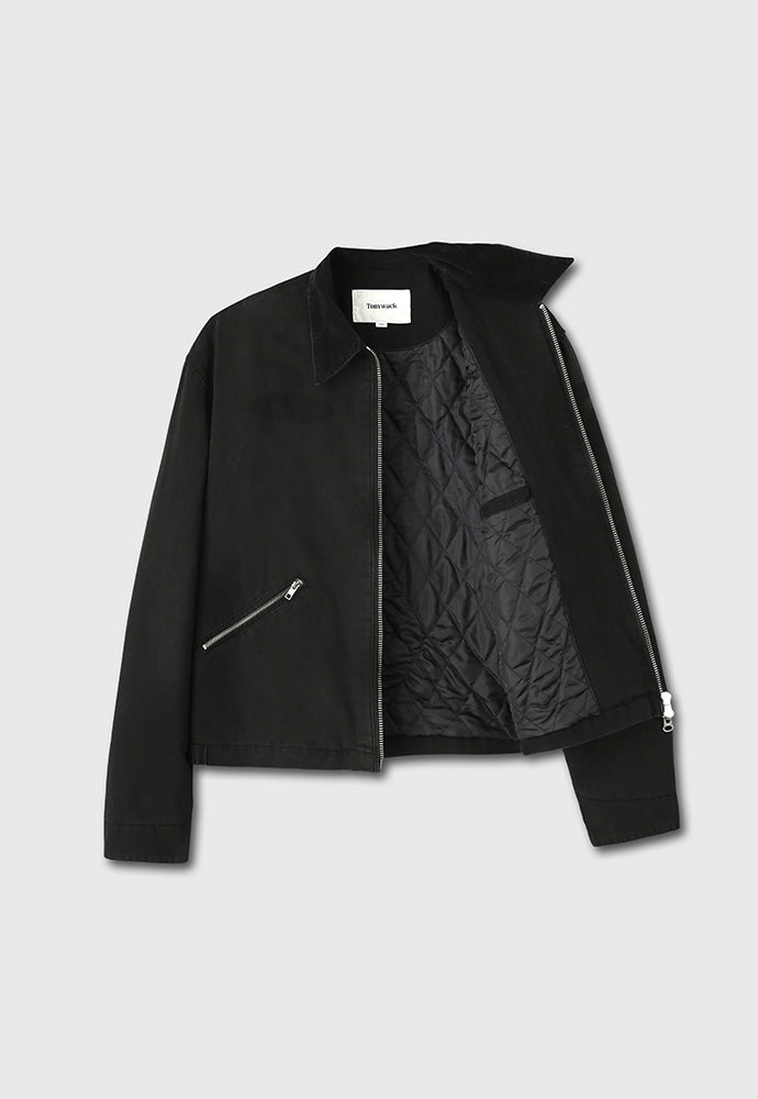 Tonywack - Patch Work Fade-Effect Work Jacket Stone Washed (Faded Black) product image 8 | TRAB K-Fashion Australia