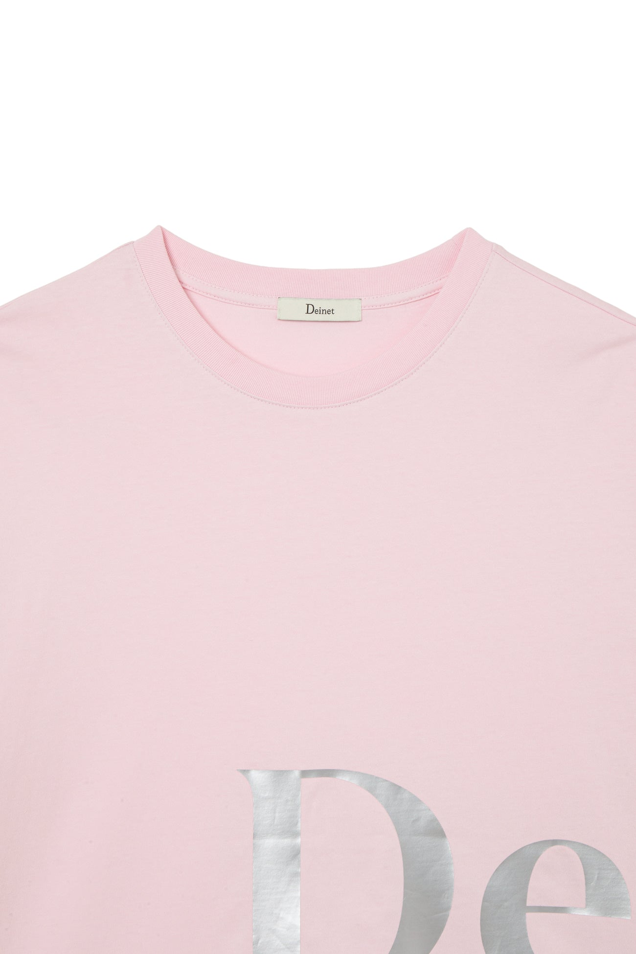 Deinet - Silver Logo T-Shirt (Light Pink) product image 14 | TRAB K-Fashion Australia