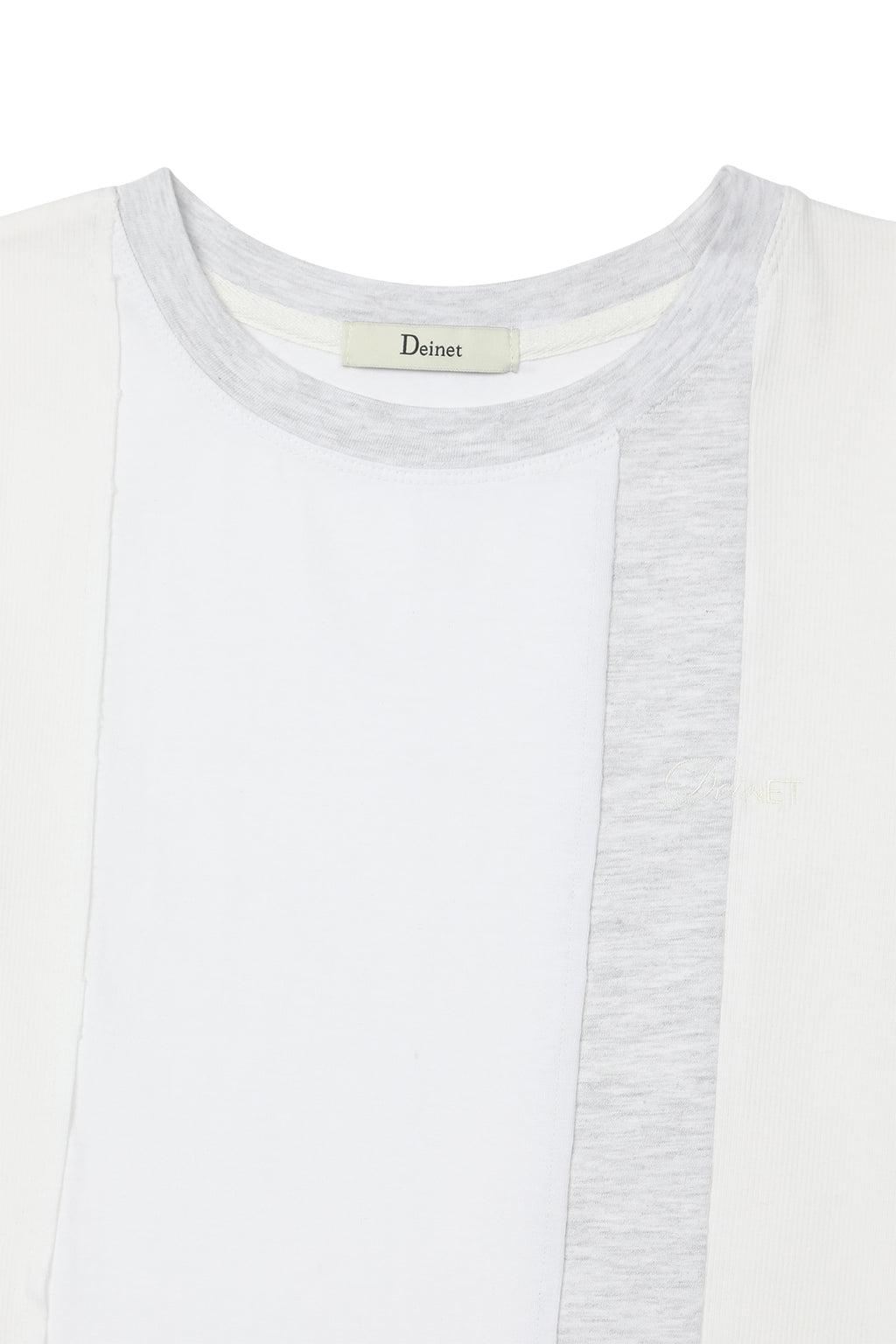 Deinet - Contrast T-Shirt (White) product image 11 | TRAB K-Fashion Australia